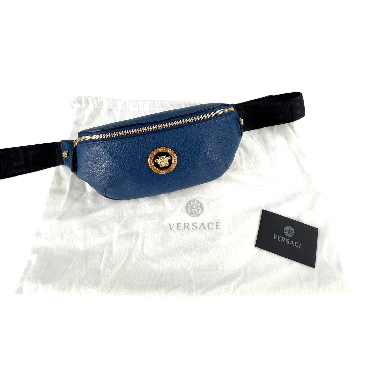 Versace Medusa Leather Belt Bag