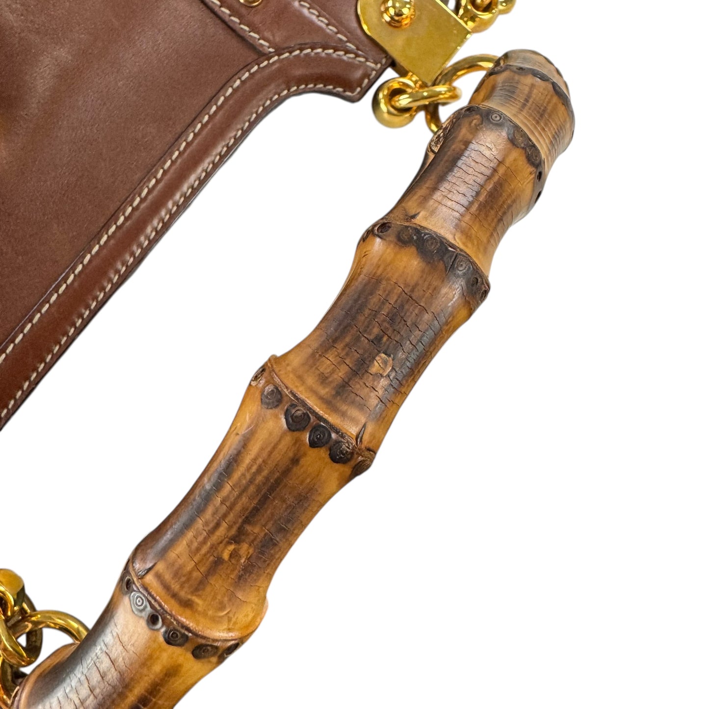 Gucci Bamboo Magnolia Handbag
