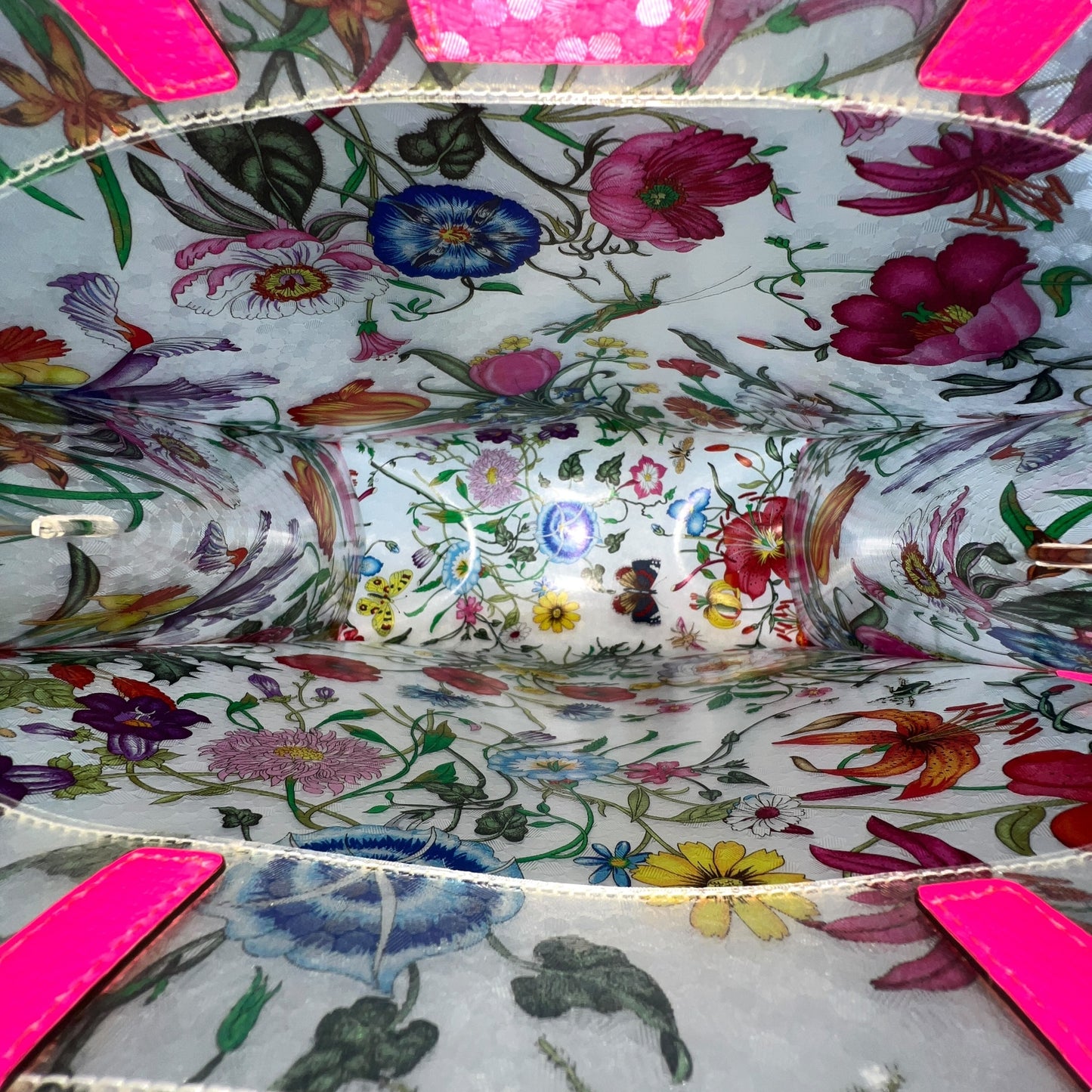 Gucci Flora Vinyl Tote Bag