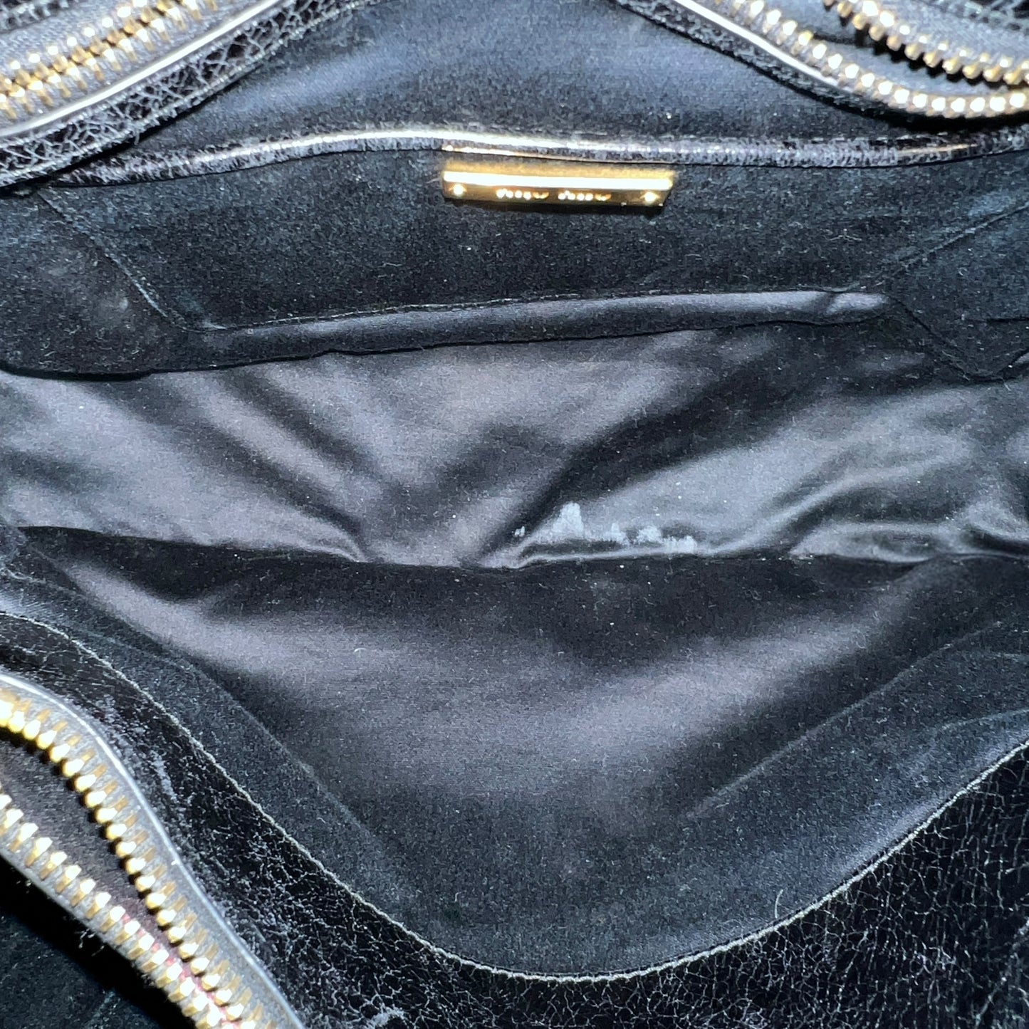 Miu Miu Patent Leather Two-Way Bag