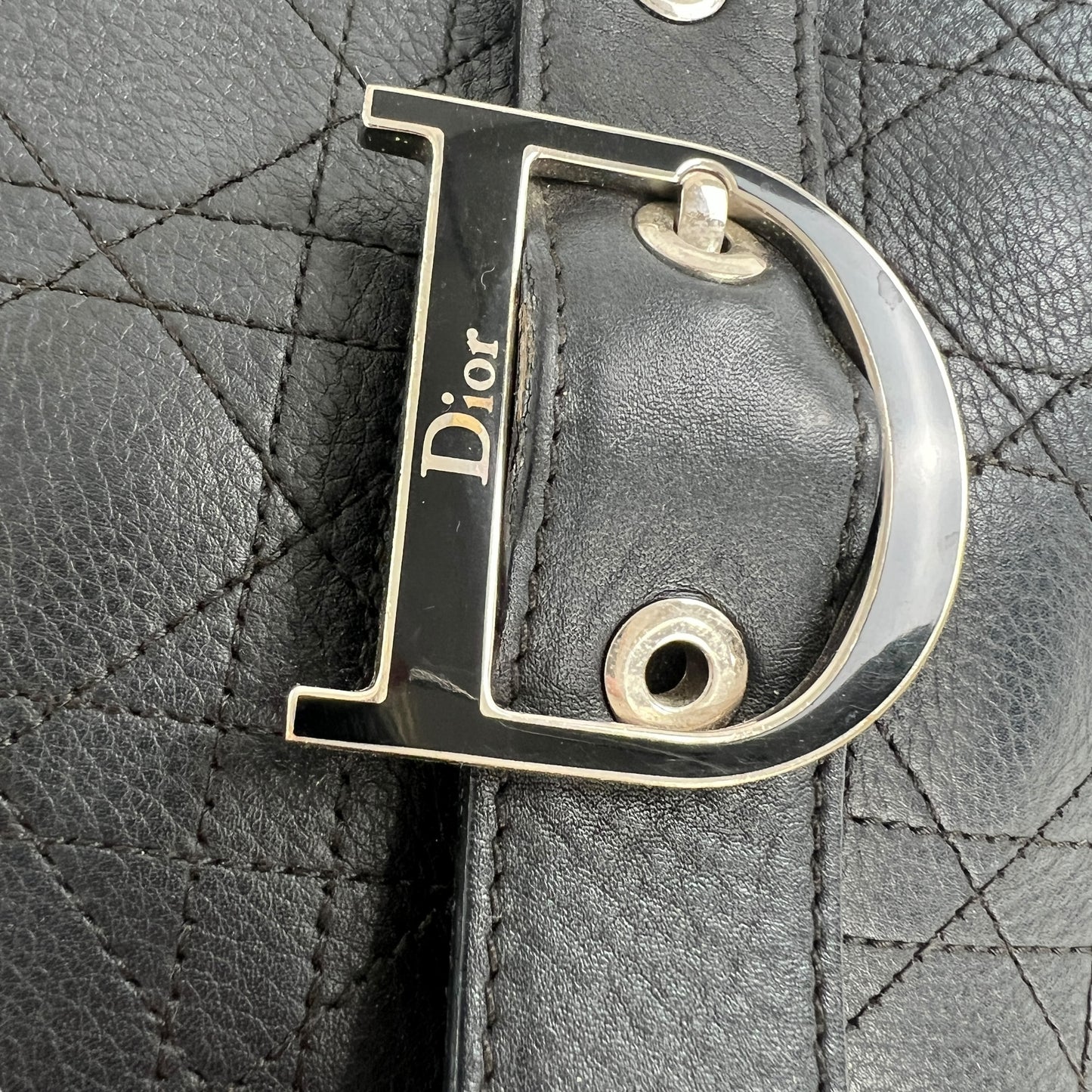 Dior Cannage Leather Handbag