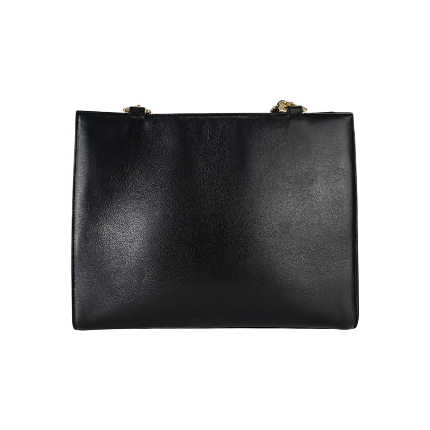 Versace Vintage Medusa Studded Shoulder Bag