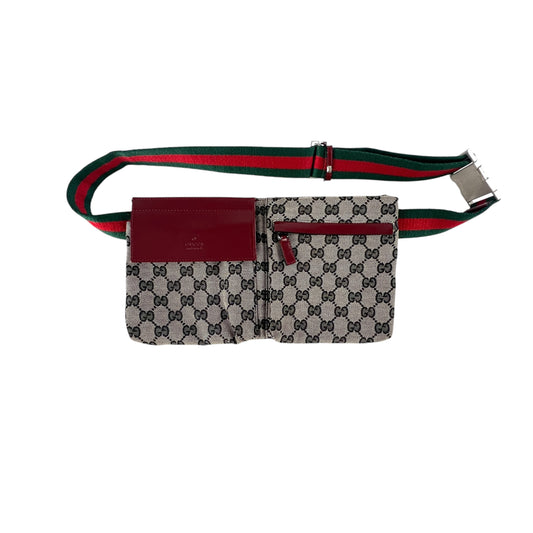 Gucci Monogram Canvas Sherry Line Belt Bag