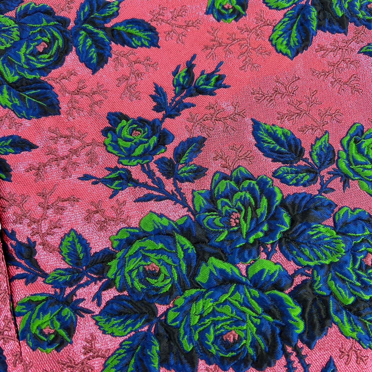 Gucci Floral Embroidered Brocade Cape