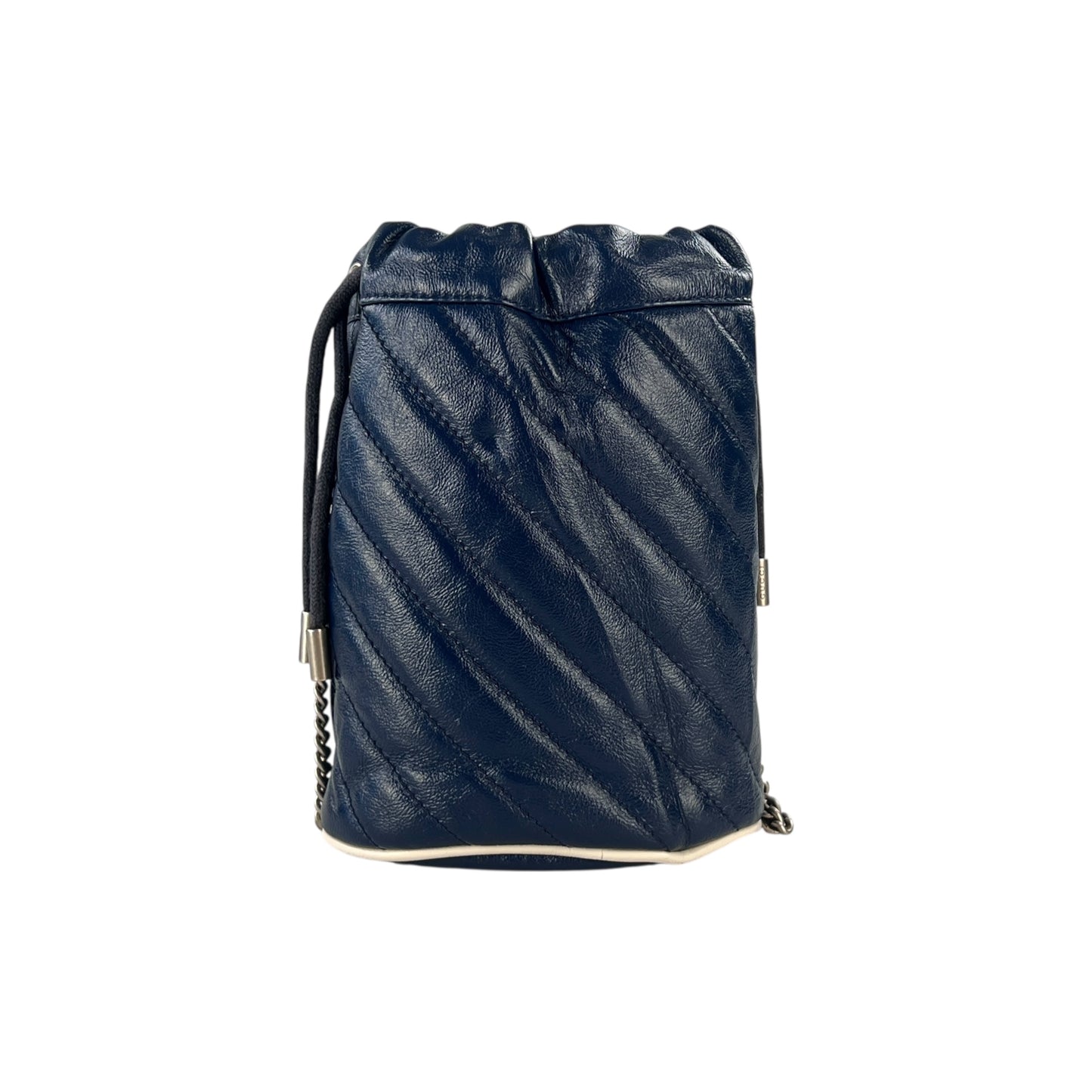 Gucci Marmont Leather Bucket Crossbody Bag