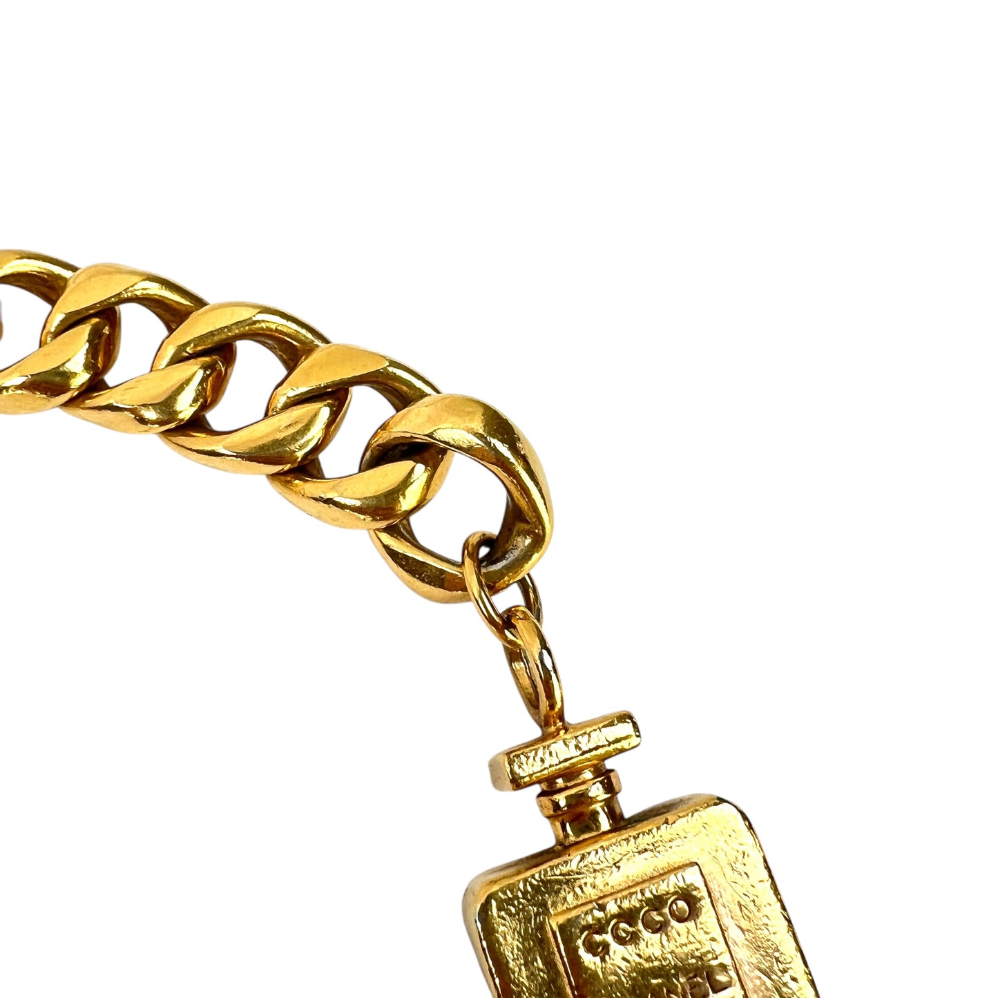 Chanel Vintage Perfume Charm Chain Belt