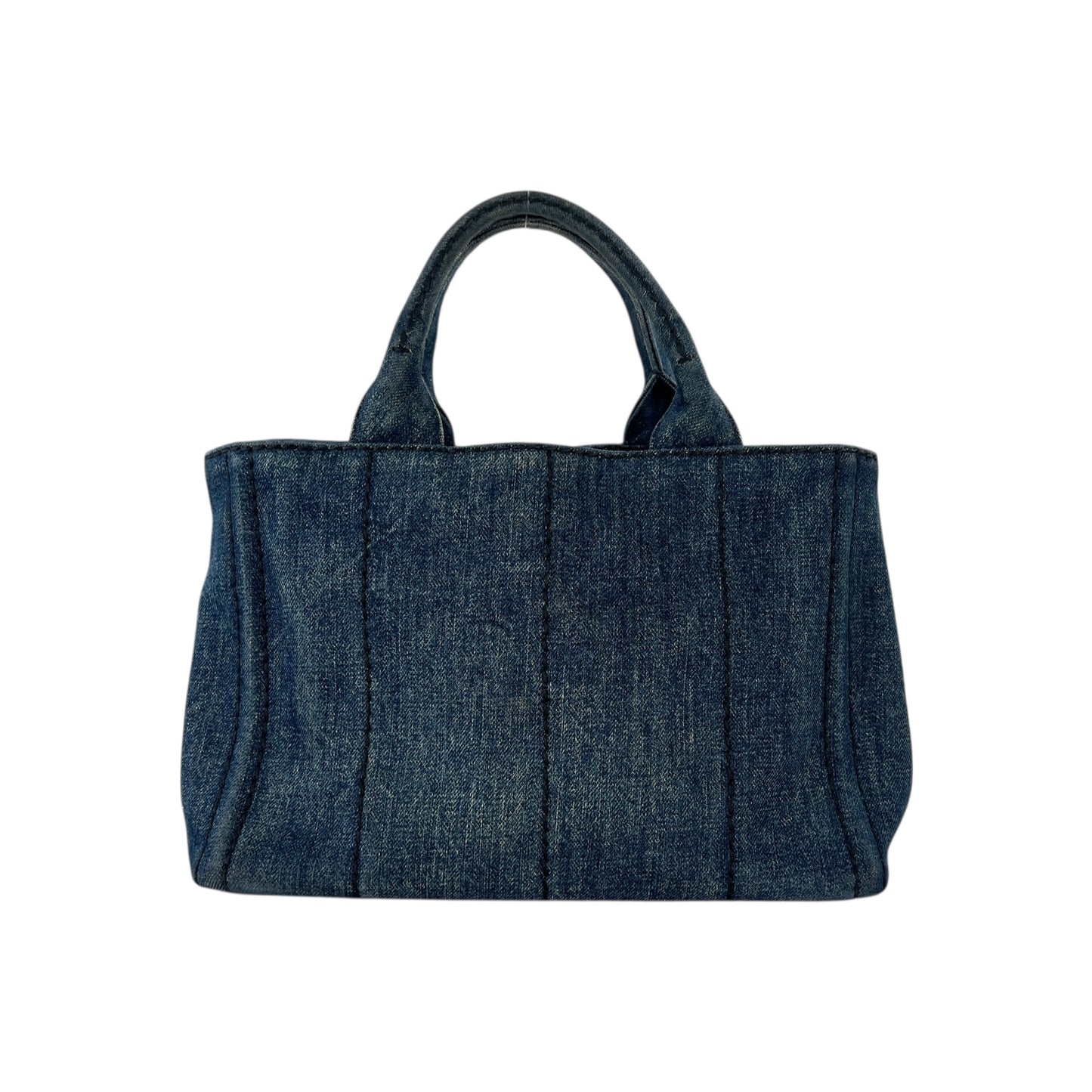 Prada Denim Canapa Tote Bag