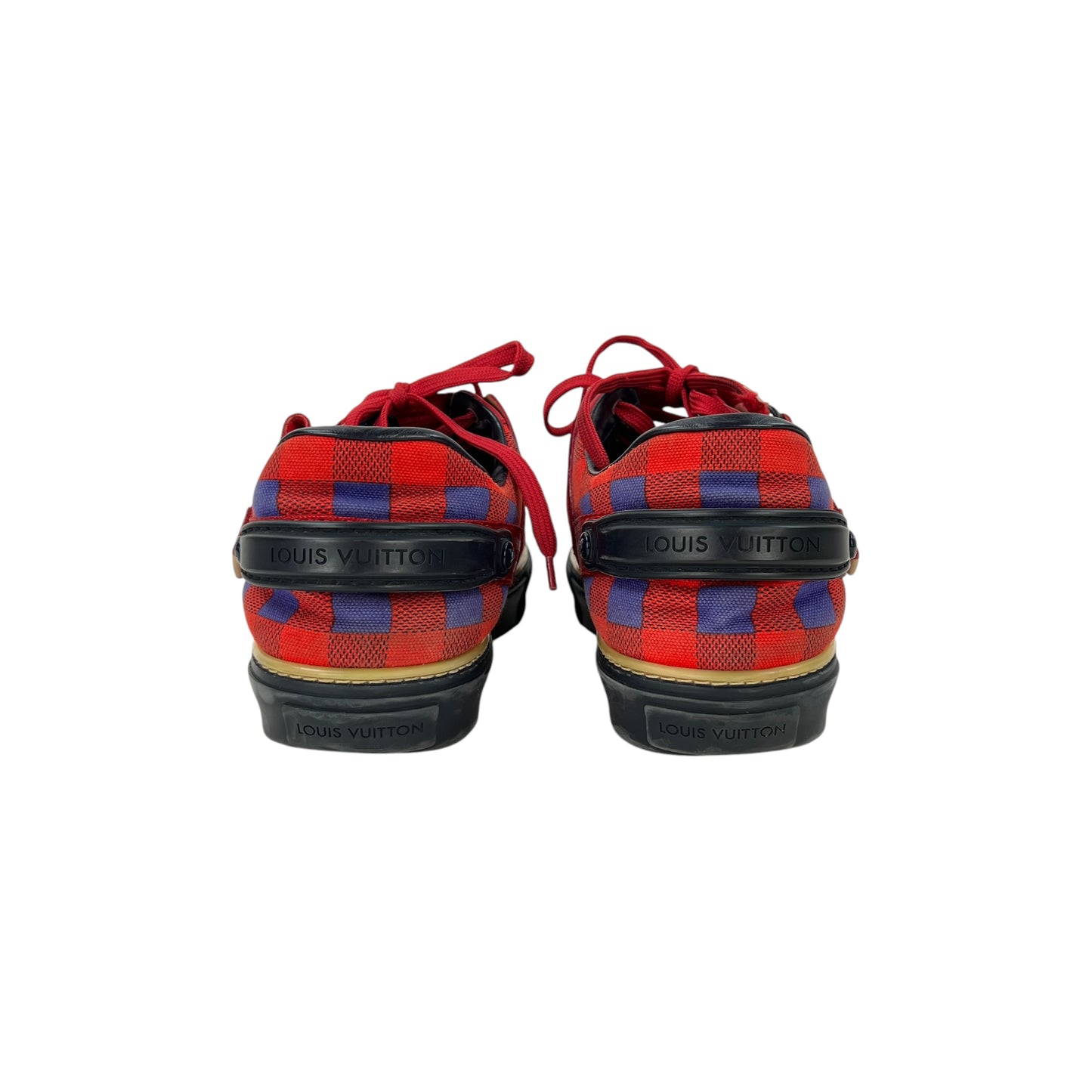 Louis Vuitton Damier Red Sneakers