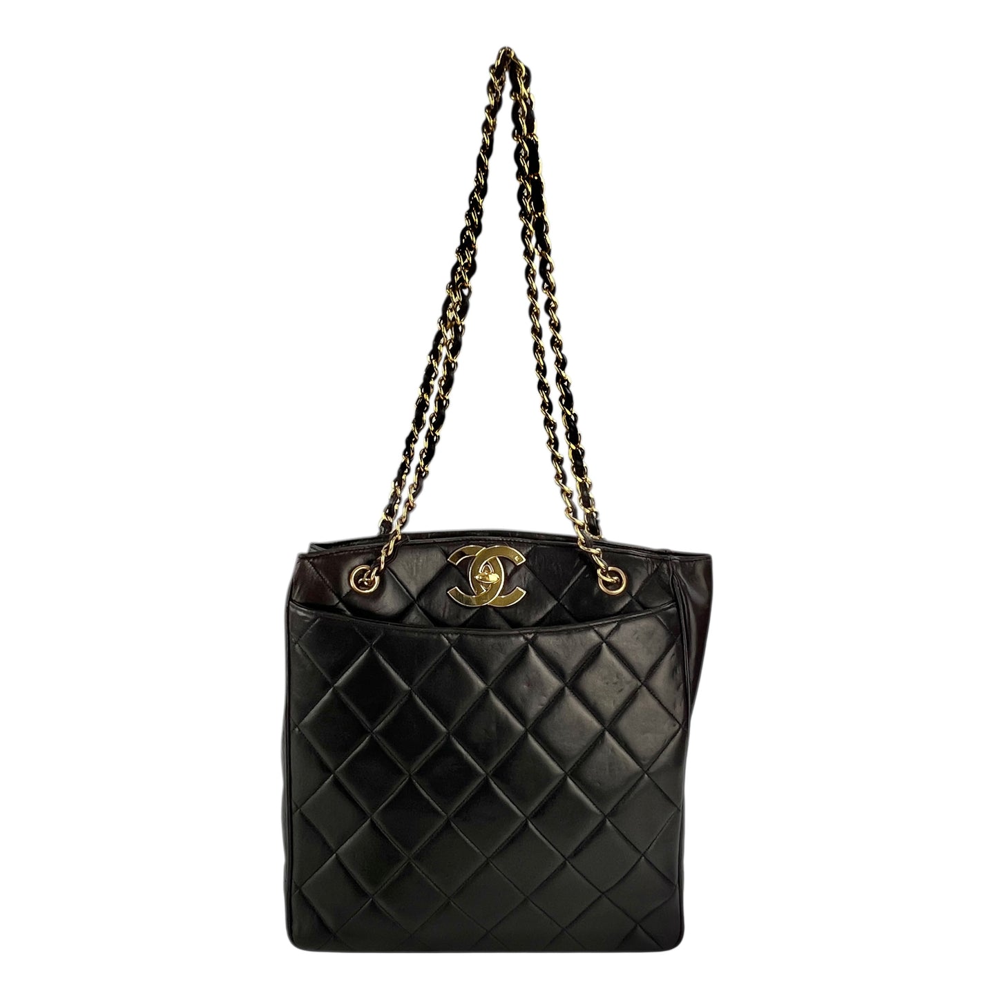 Chanel Vintage Matelasse Leather Shoulder Bag
