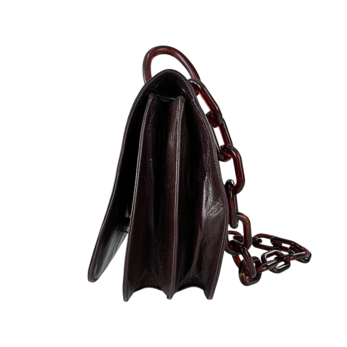 Prada Acrylic Chain Shoulder Bag