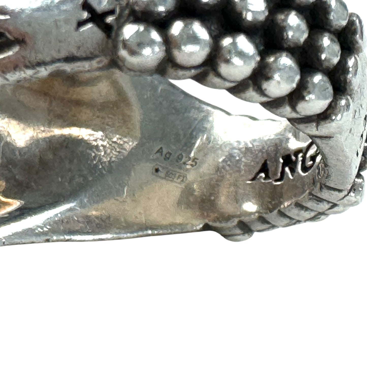 Gucci Anger Forrest Wolf Head Ring