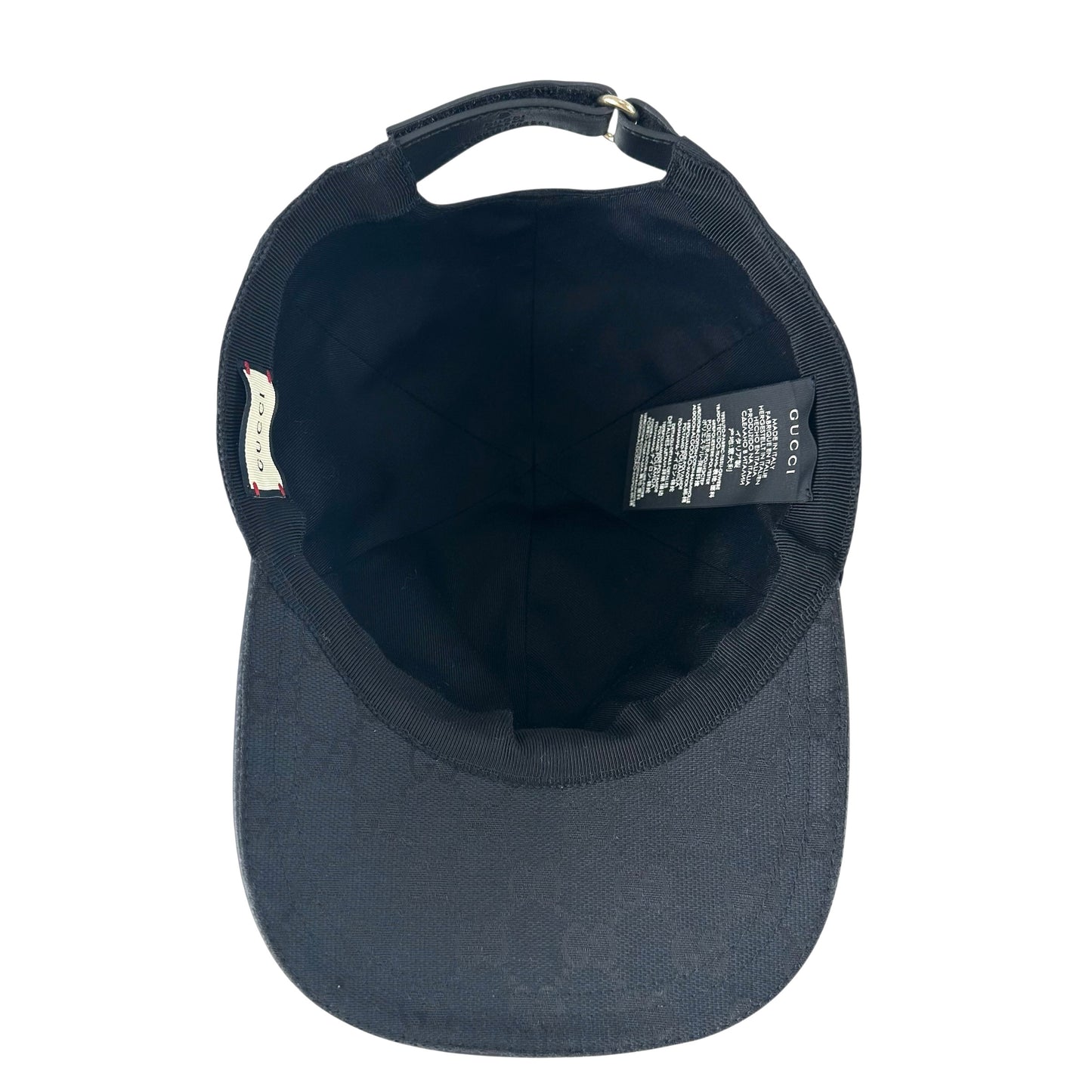 Gucci Monogram Web Stripe Baseball Cap