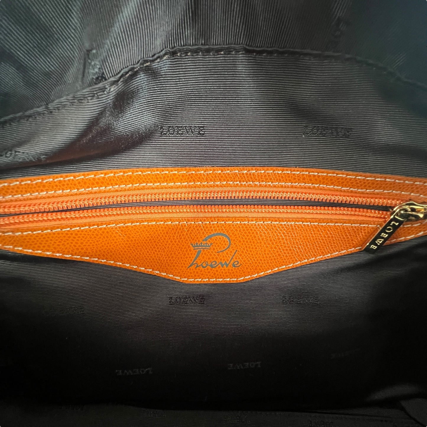 Loewe Leather Bowling Bag