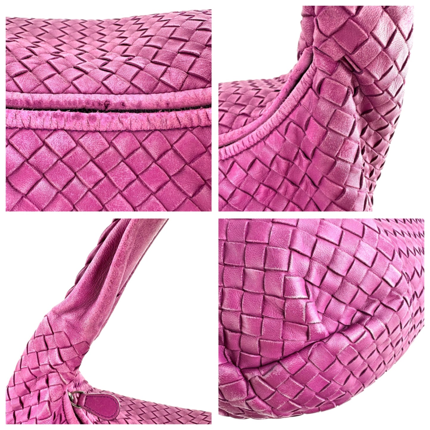 Bottega Veneta Intrecciato Leather Hobo Shoulder Bag