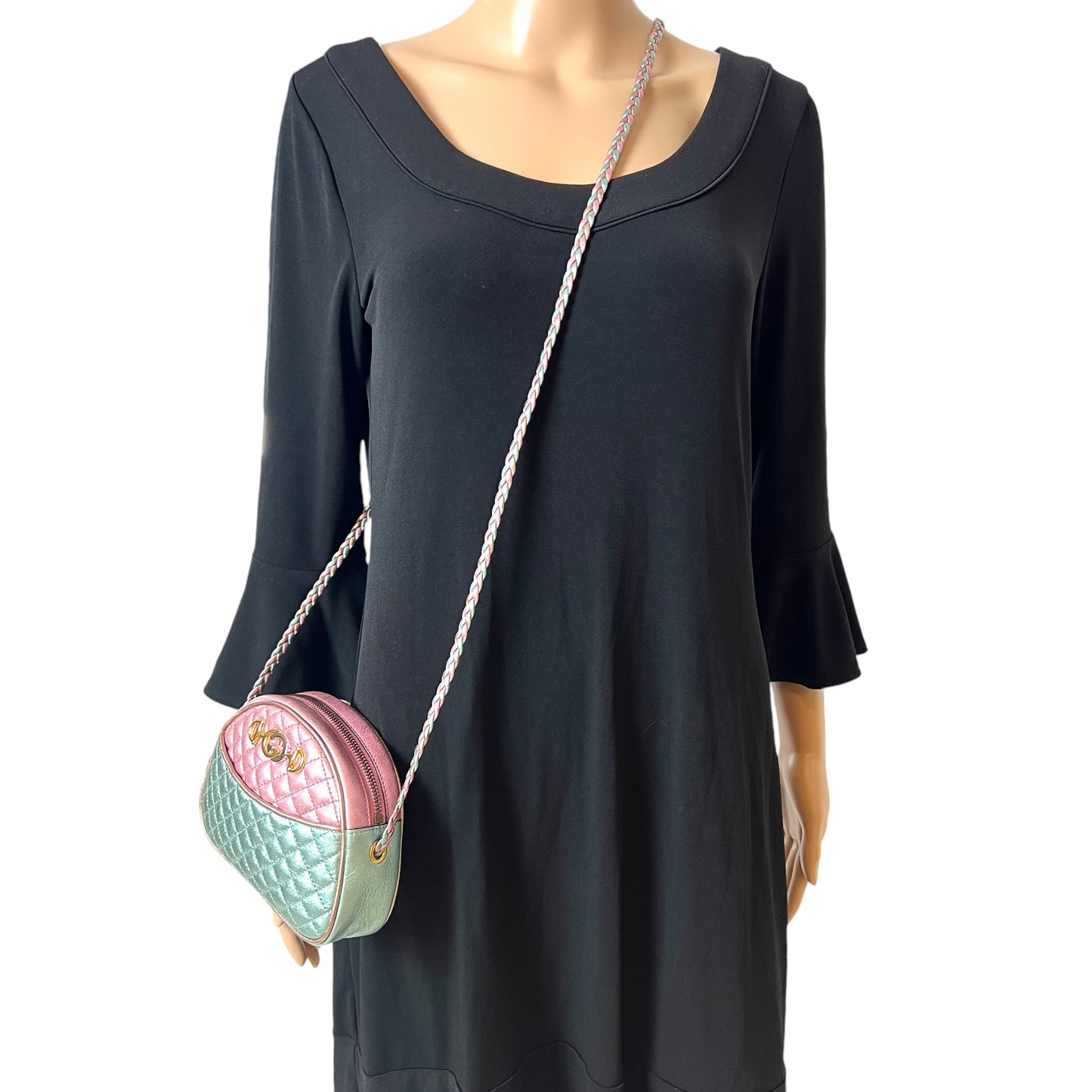 Gucci Mini Trapuntata Tri-Color Crossbody Bag