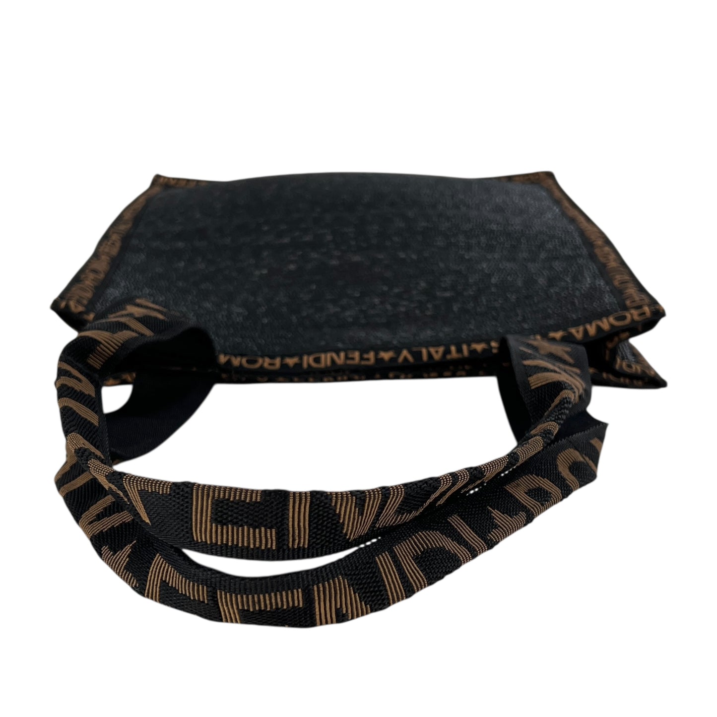 Fendi Vintage Raffia Tote Bag