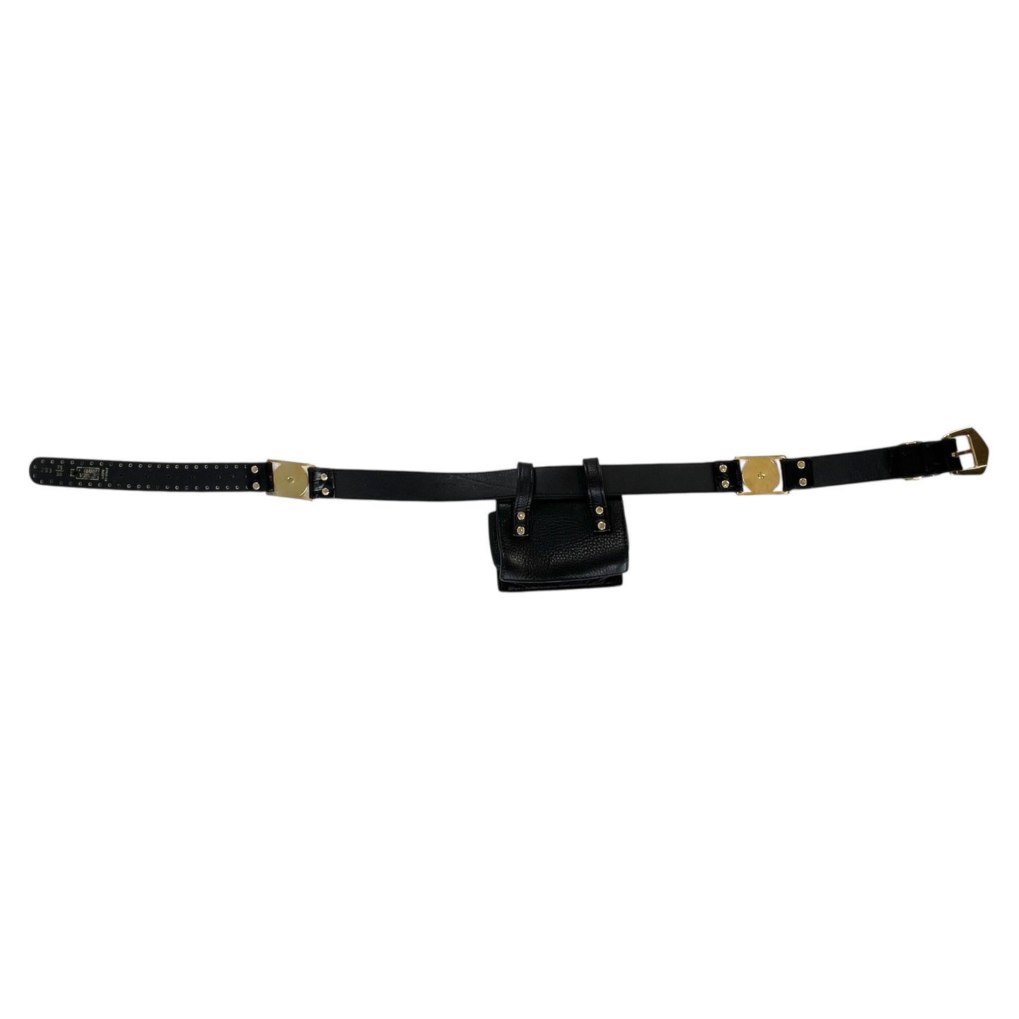 Versace Vintage Medusa Mini Leather Belt Bag