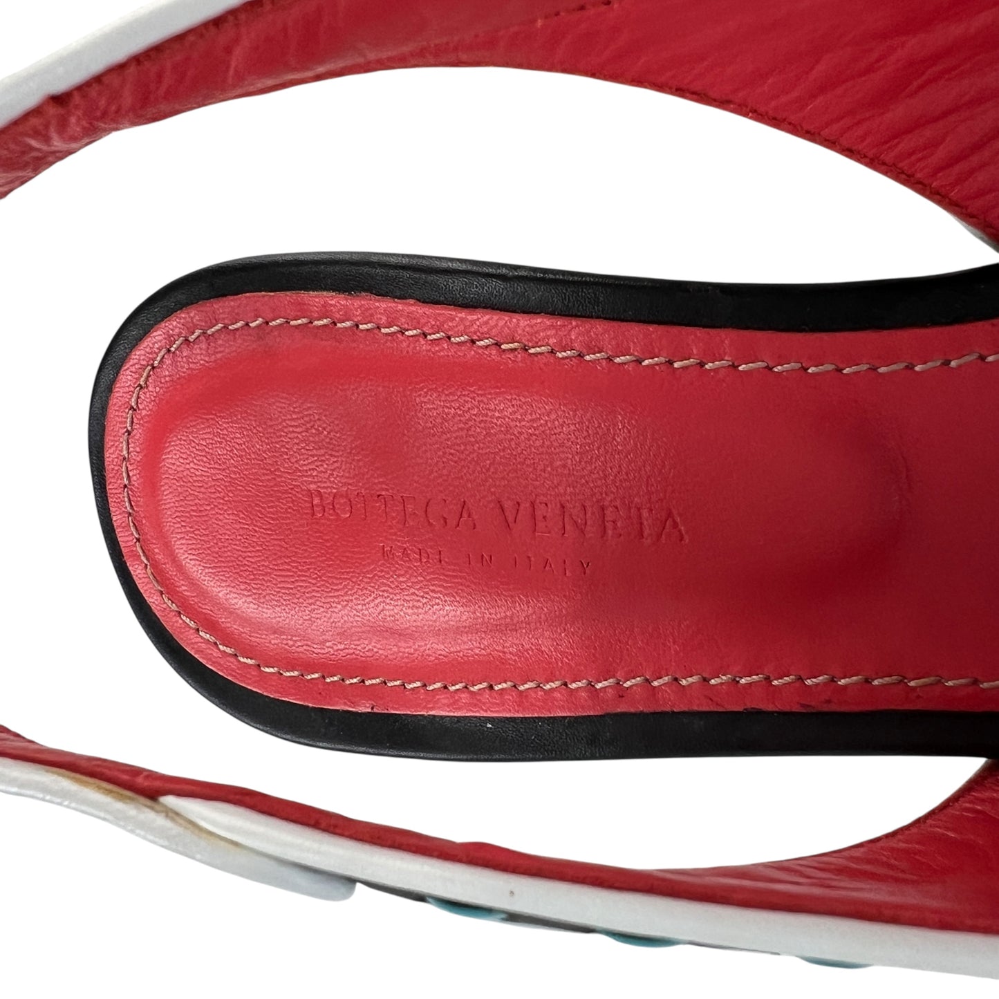 Bottega Veneta Tricolor Kitten Heel