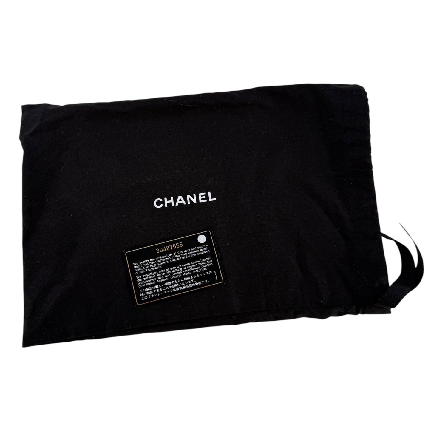 Chanel Goatskin Quilted 19 Round With Chain Crossbody Bag