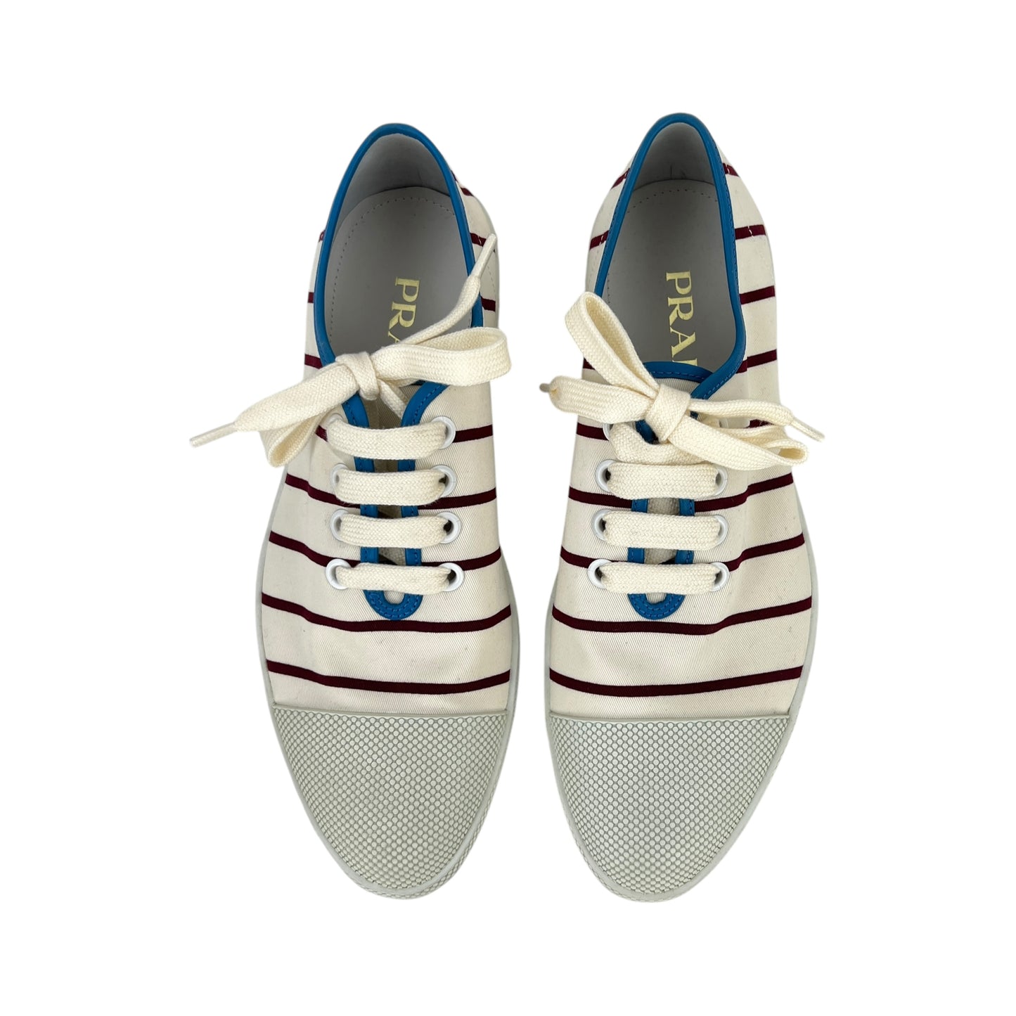 Prada Striped Sneakers