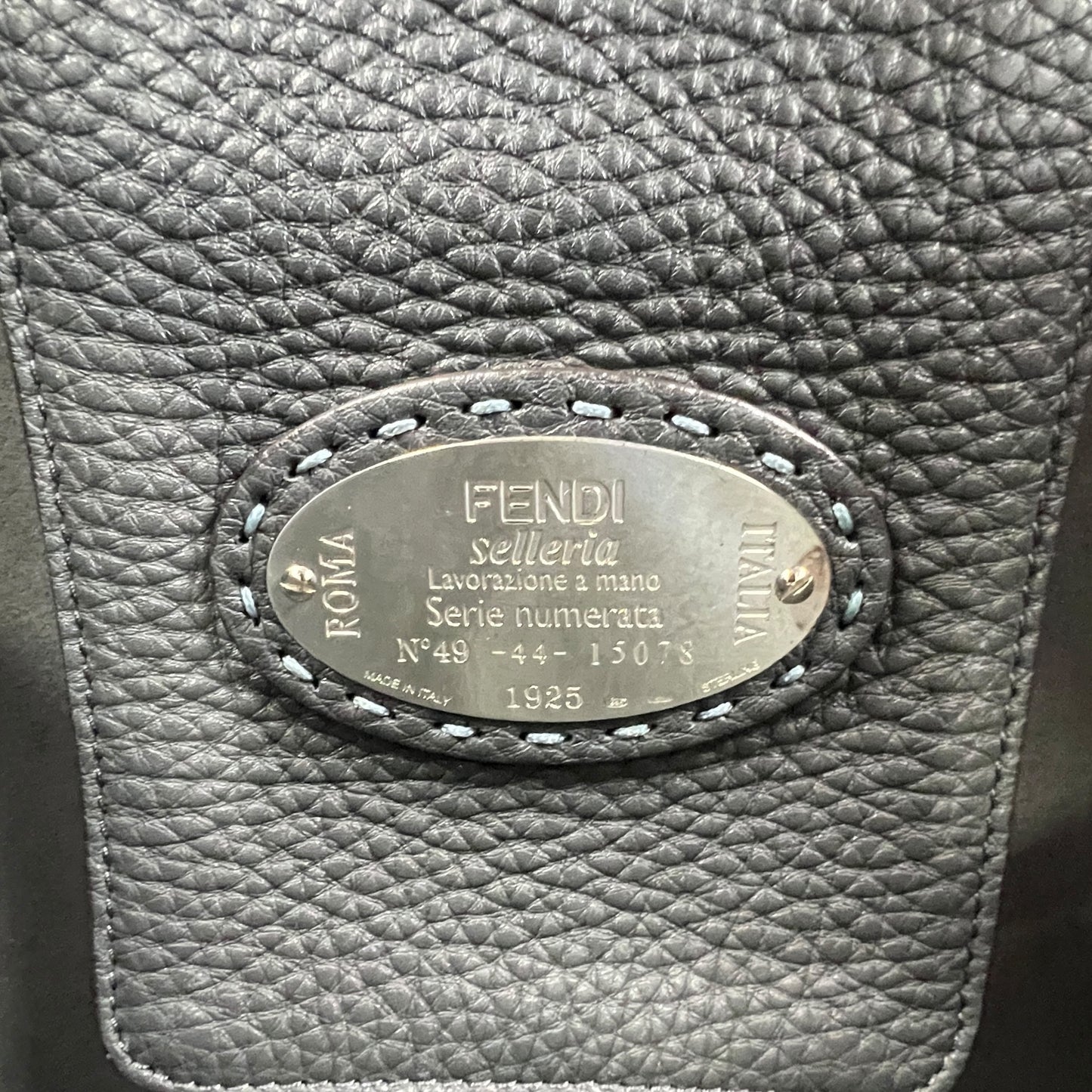 Fendi Carla Selleria Leather Tote Bag
