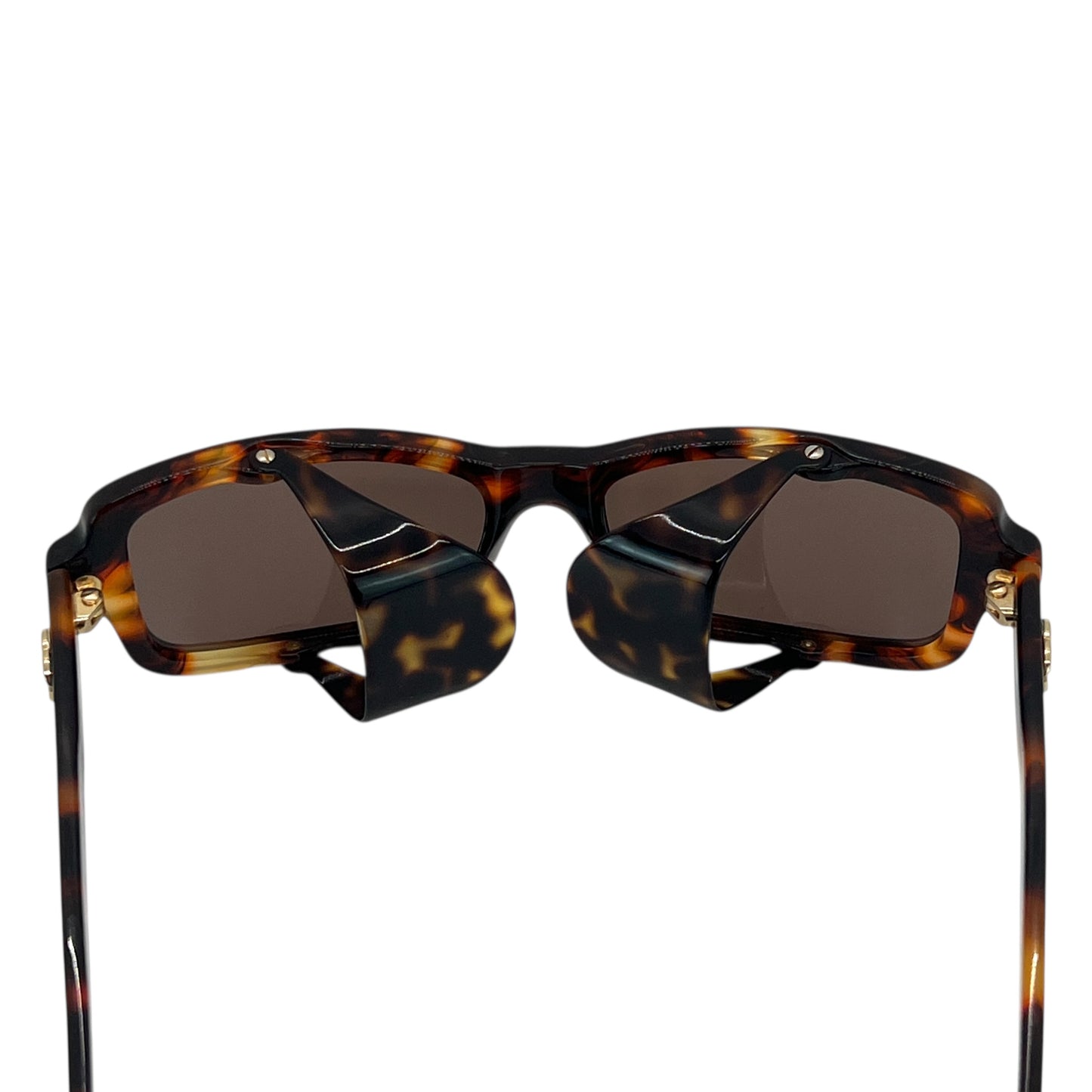 Chanel Tortoise Shell Blinder Sunglasses