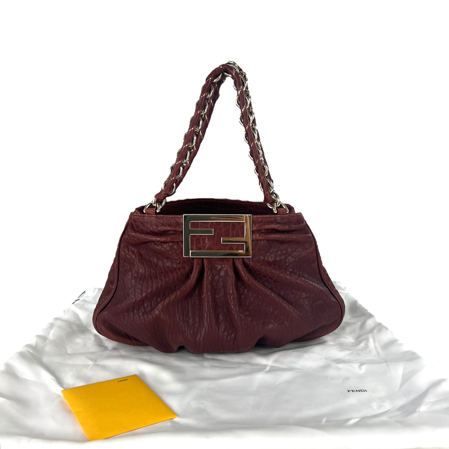 Fendi Mia Leather Shoulder Bag