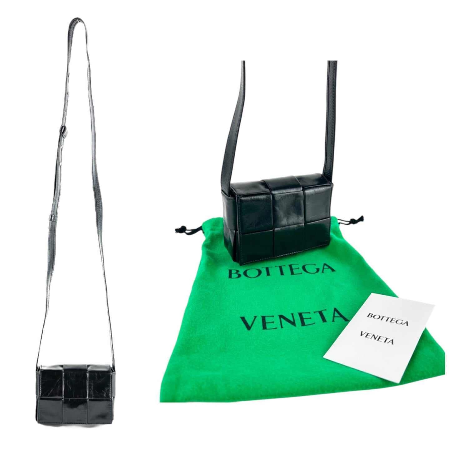 Bottega Veneta Maxi Intrecciato Leather Mini Cassette Crossbody Bag