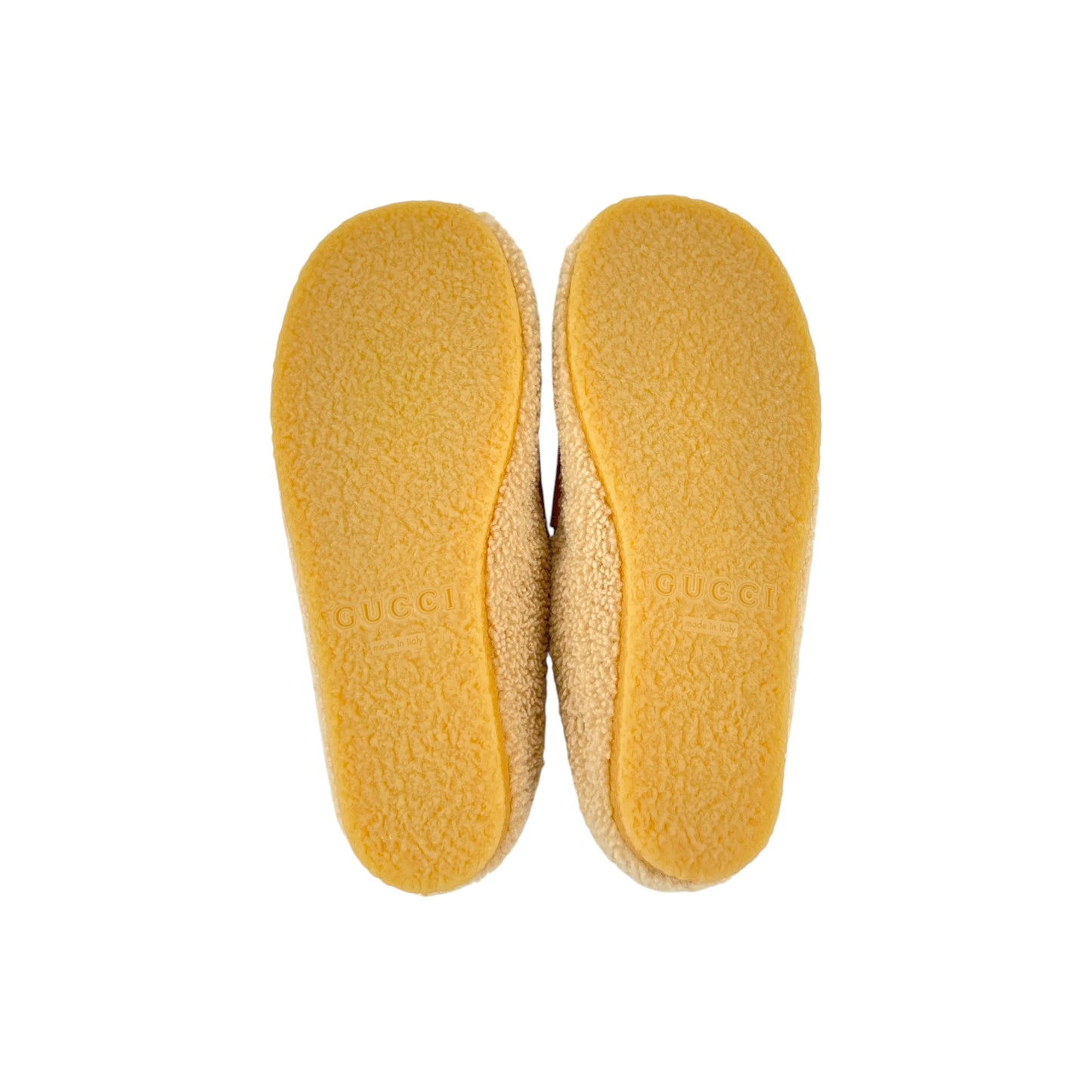 Gucci Horsebit Shearling Slippers