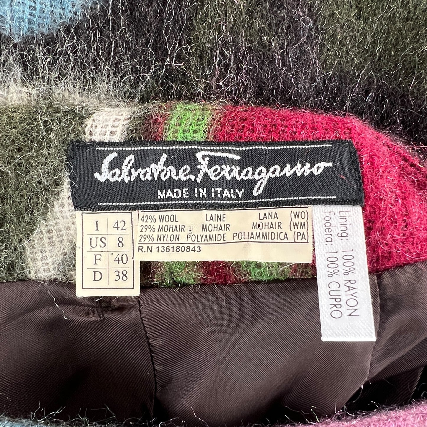 Ferragamo Gancini Mohair Suit Set