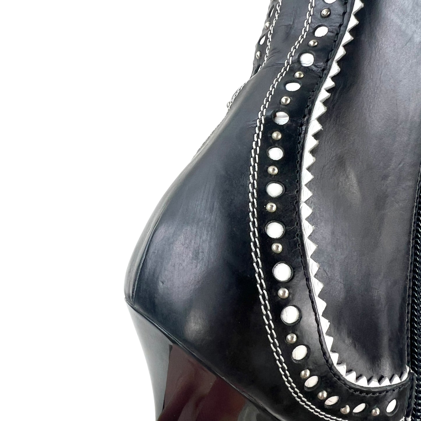 Dior John Galiano D’Trick Pearl Heeled Booties