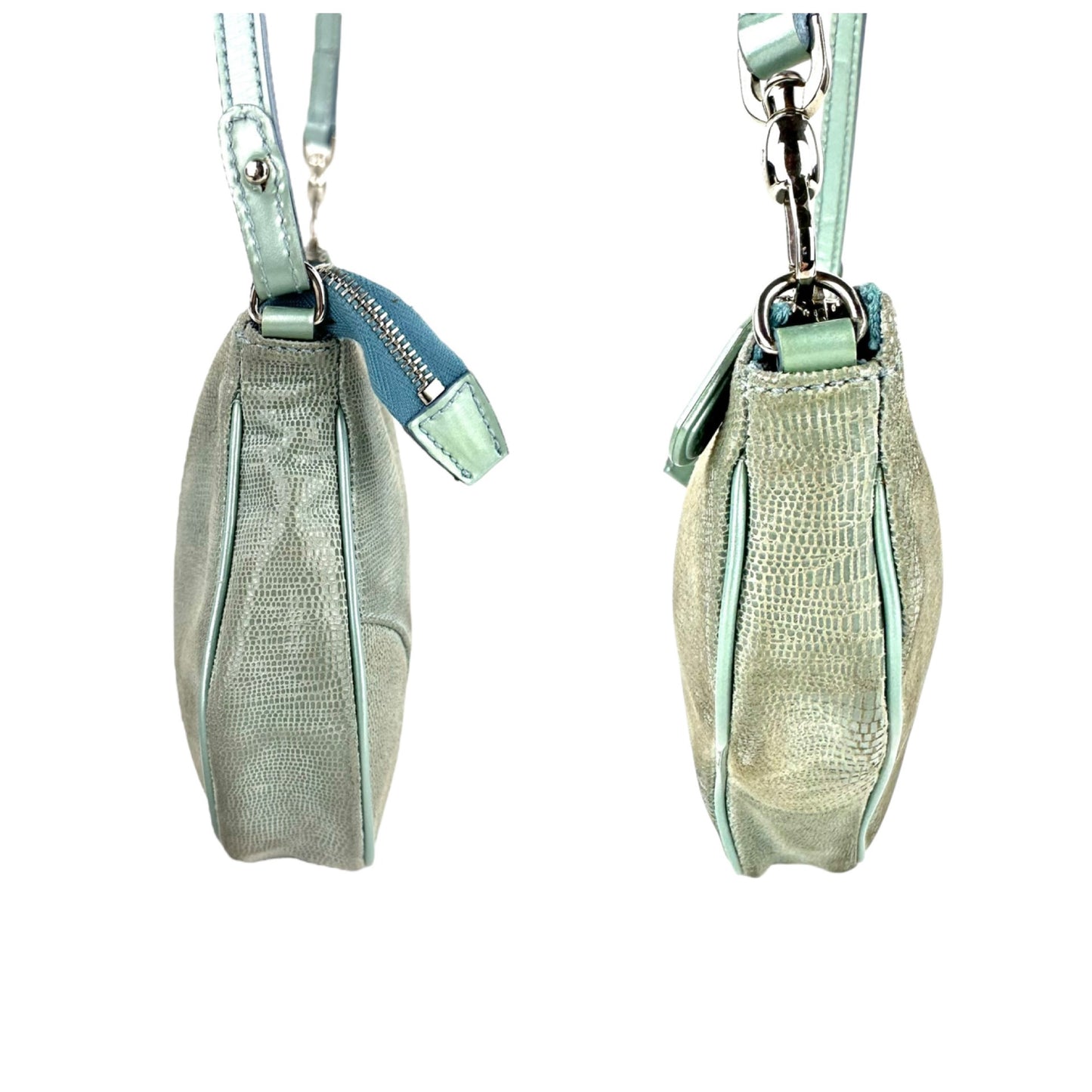 Dior Vintage Lizard Mini Saddle Bag