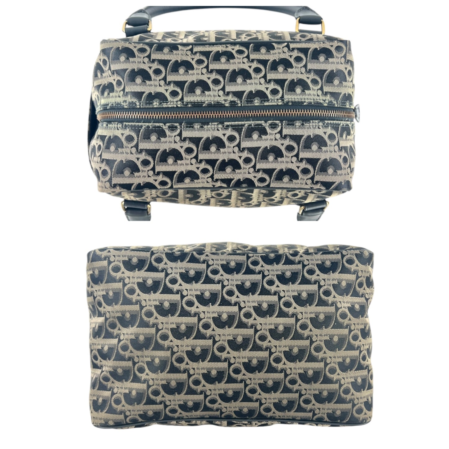 Dior Vintage Trotter Canvas Handbag