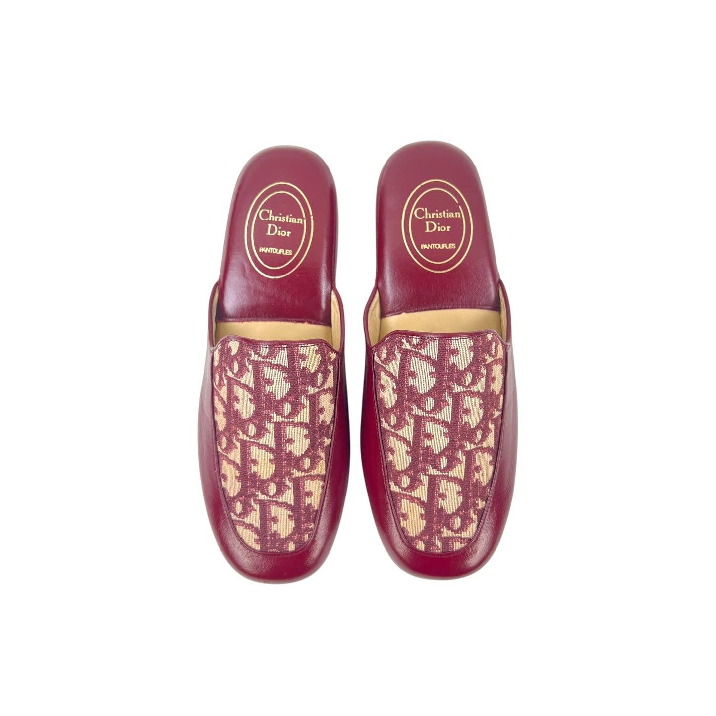 Dior Vintage Trotter Slippers