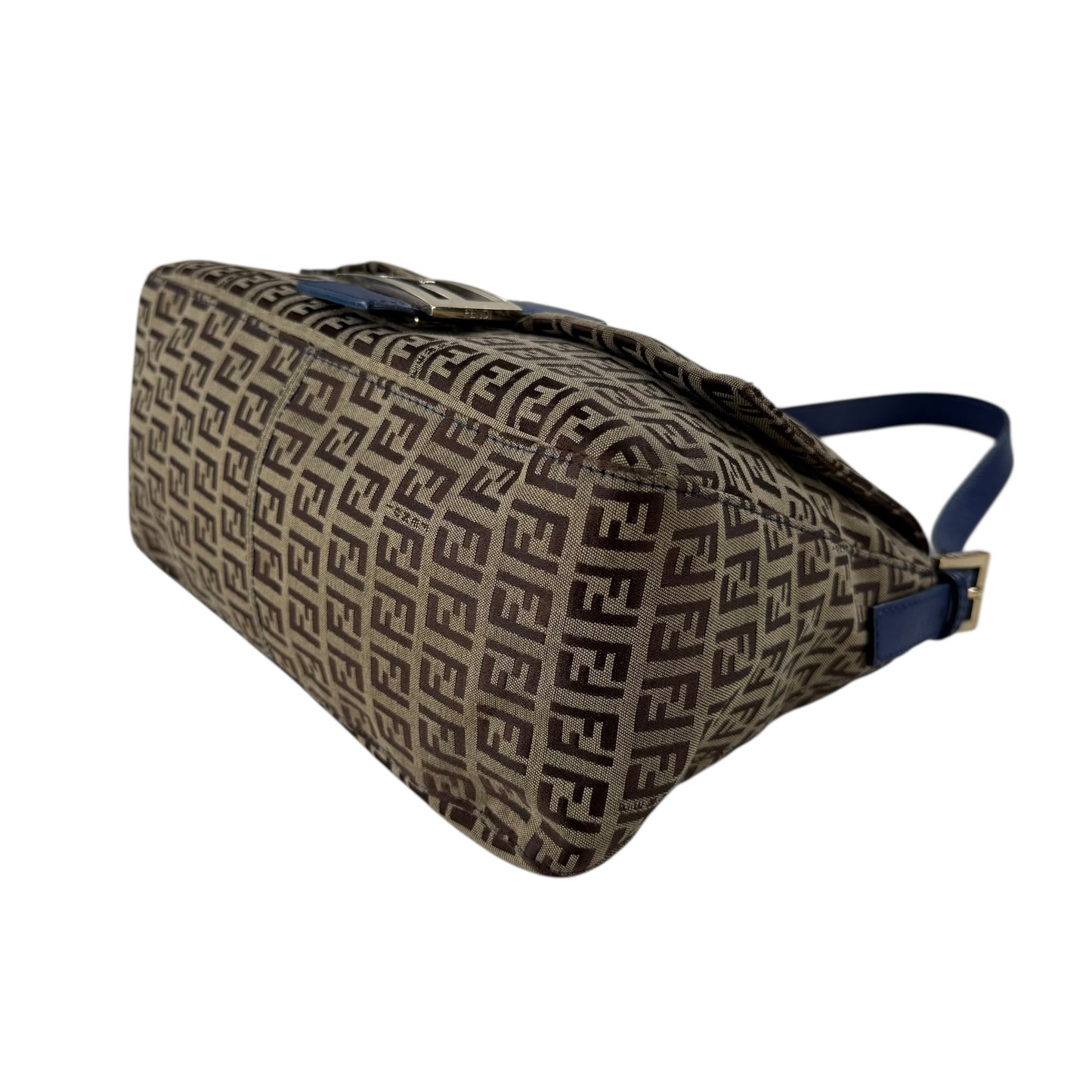 Fendi Zucchino Mamma Baguette Shoulder Bag