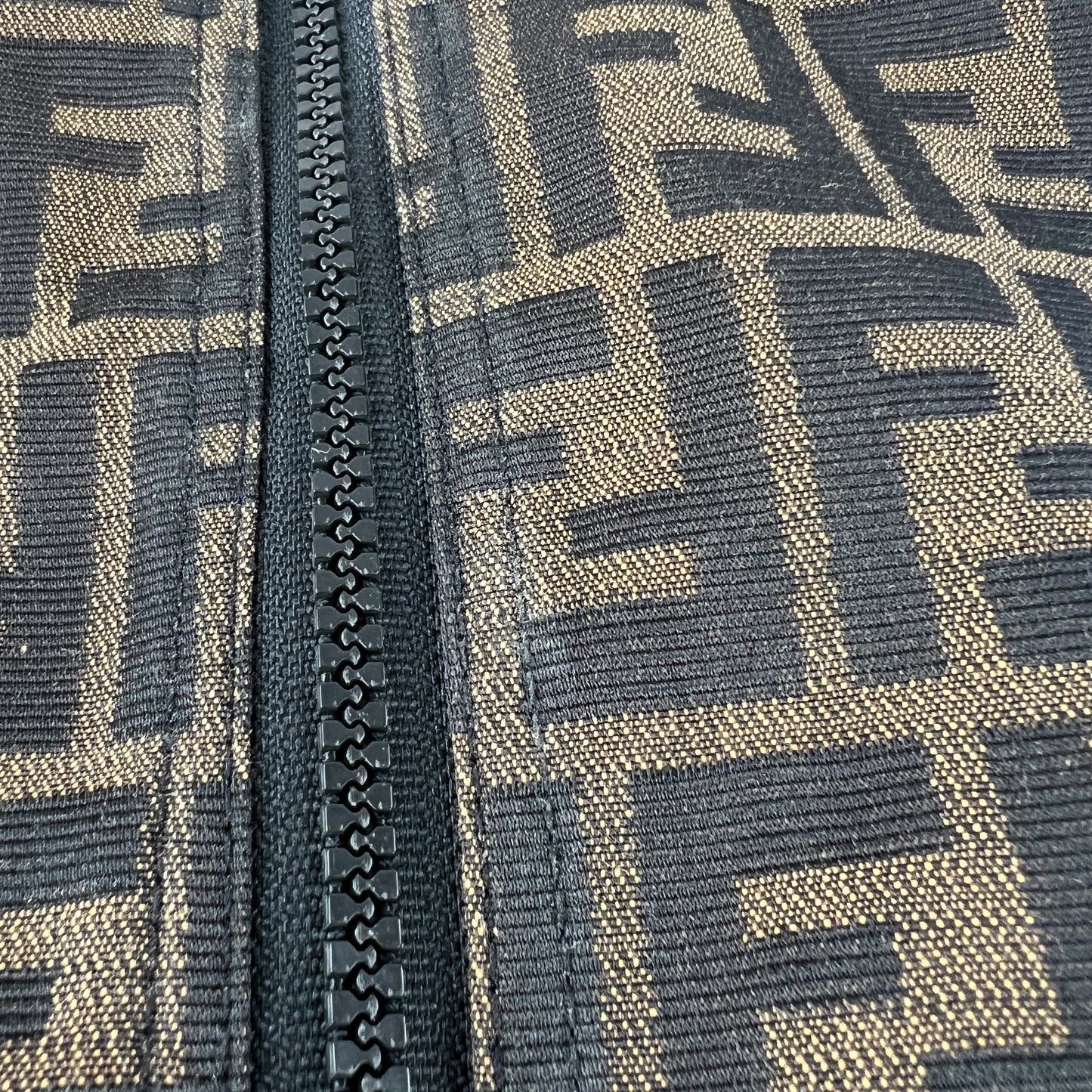 Fendi Vintage Zucca Reversible Vest and Skirt Set
