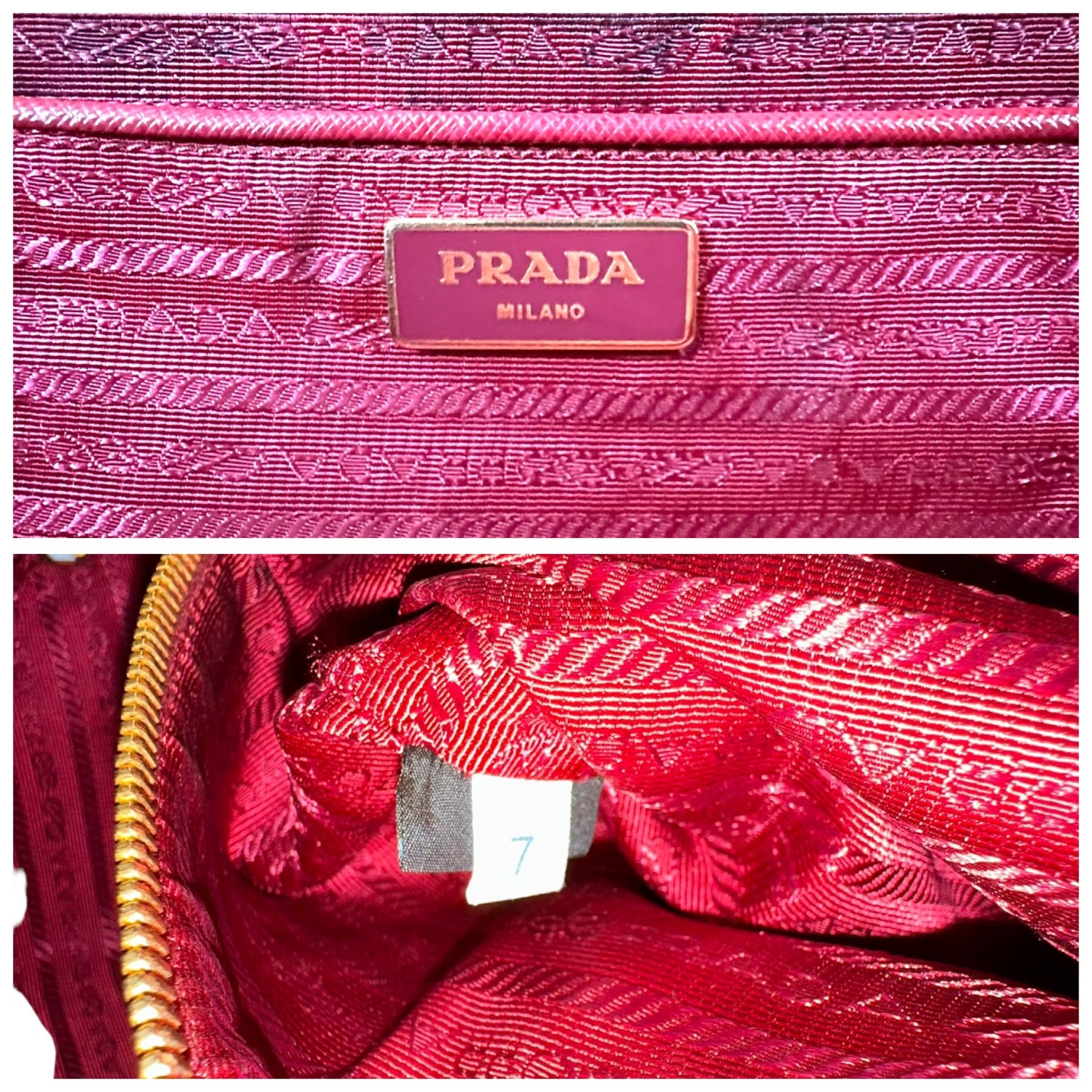 Prada Saffiano Lux Bauletto Bag