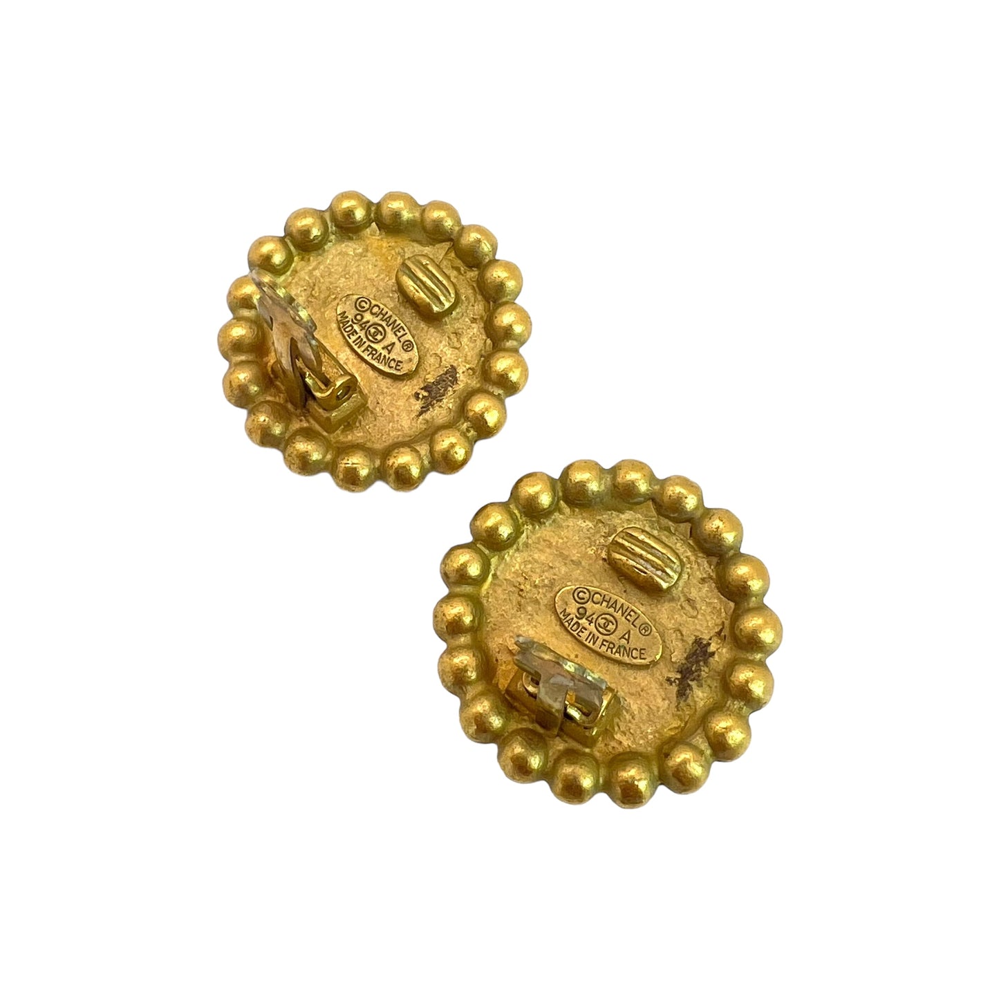 Chanel Vintage CC Clip-On Earrings