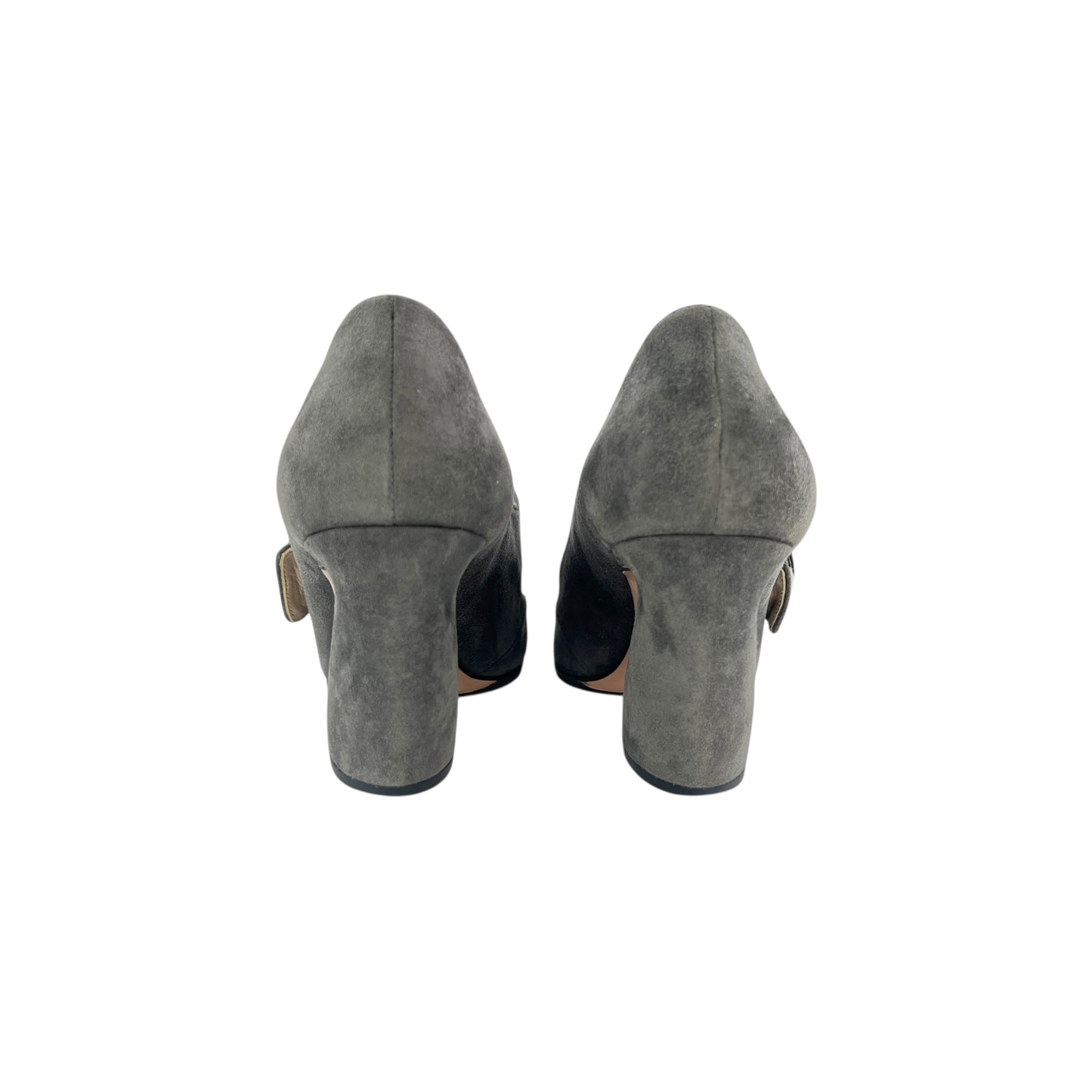 Prada Button Suede Pumps
