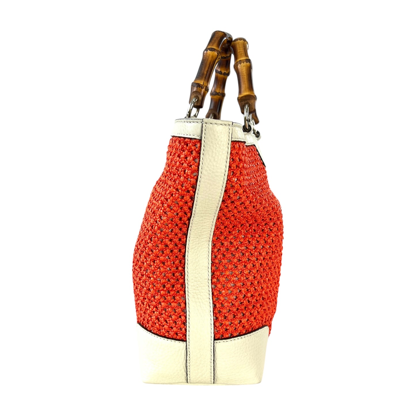 Gucci Bamboo Raffia Tote Bag