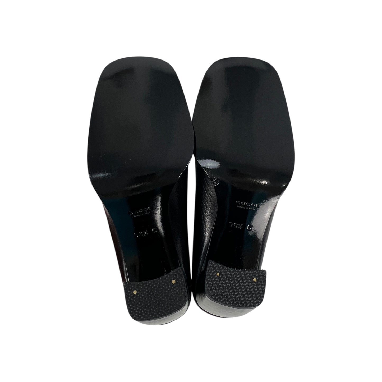 Gucci Leather Horsebit Pumps