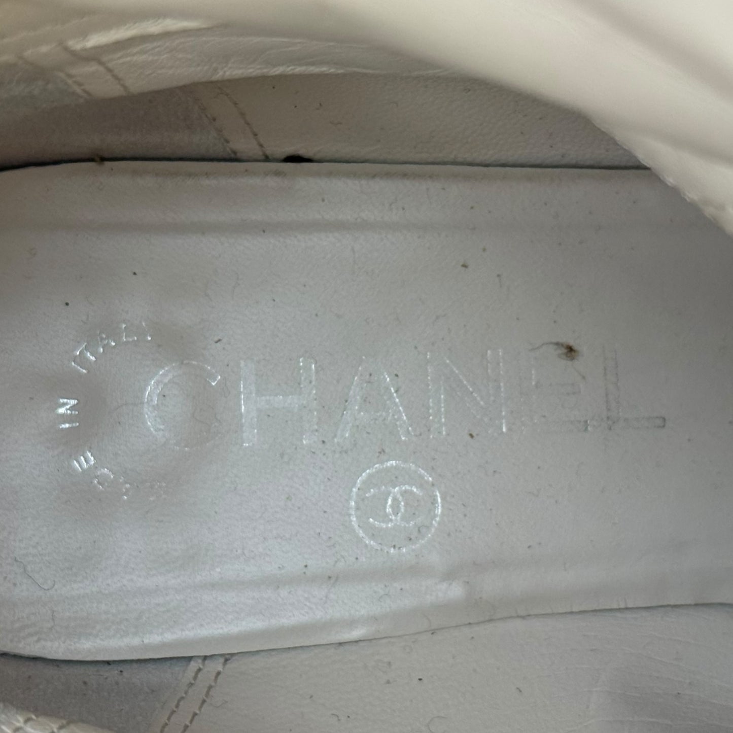Chanel CC Logo Leather Western Cowboy Boots