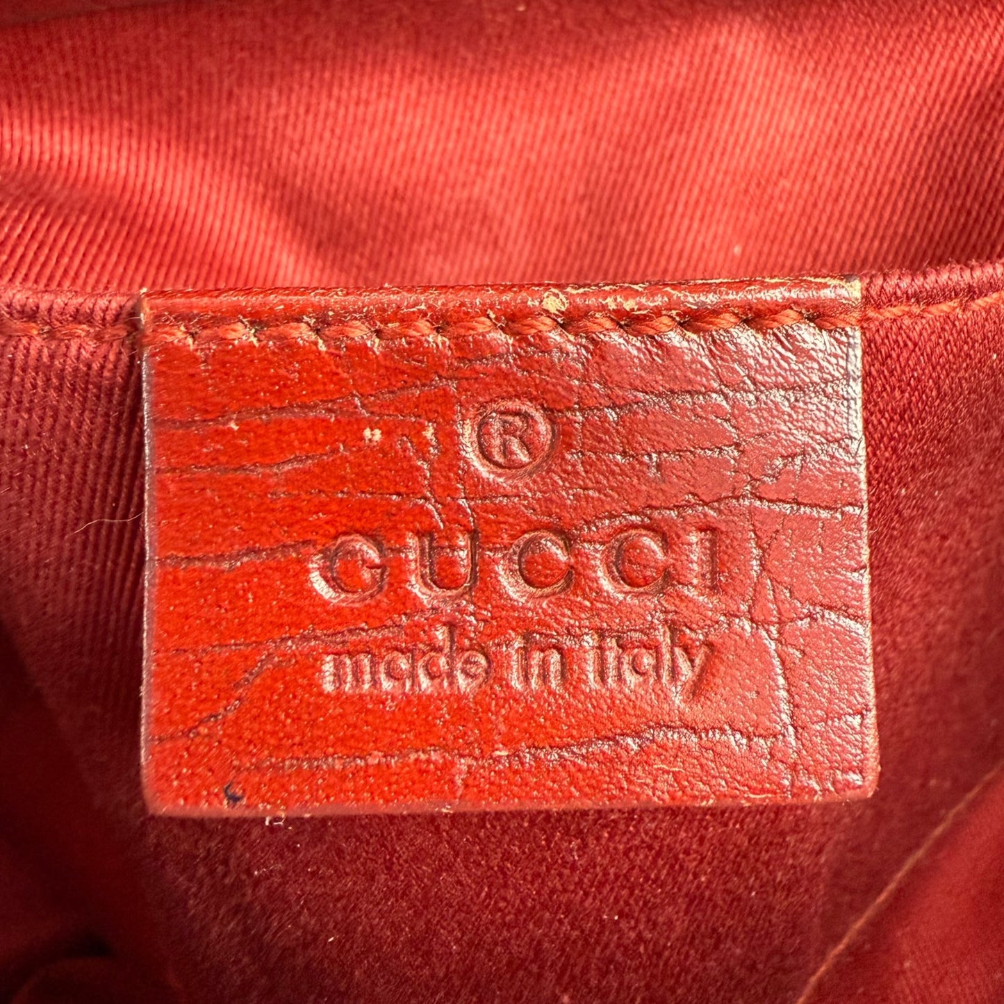 Gucci Monogram Bamboo Mini Handbag