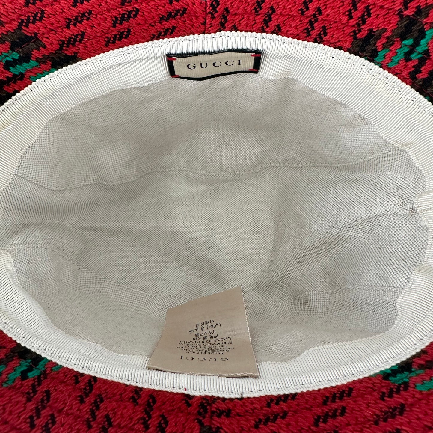 Gucci Wool Houndstooth Hat