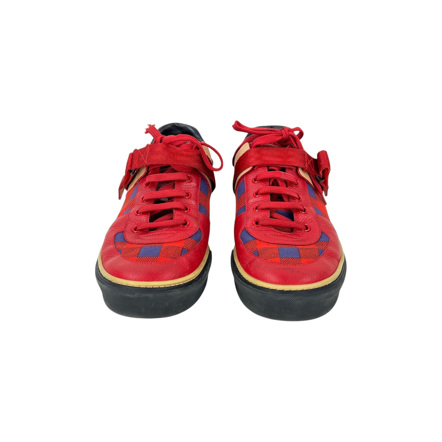 Louis Vuitton Damier Red Sneakers