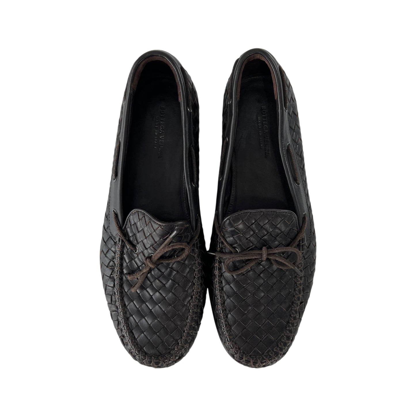 Bottega Veneta Intrecciato Leather Loafers