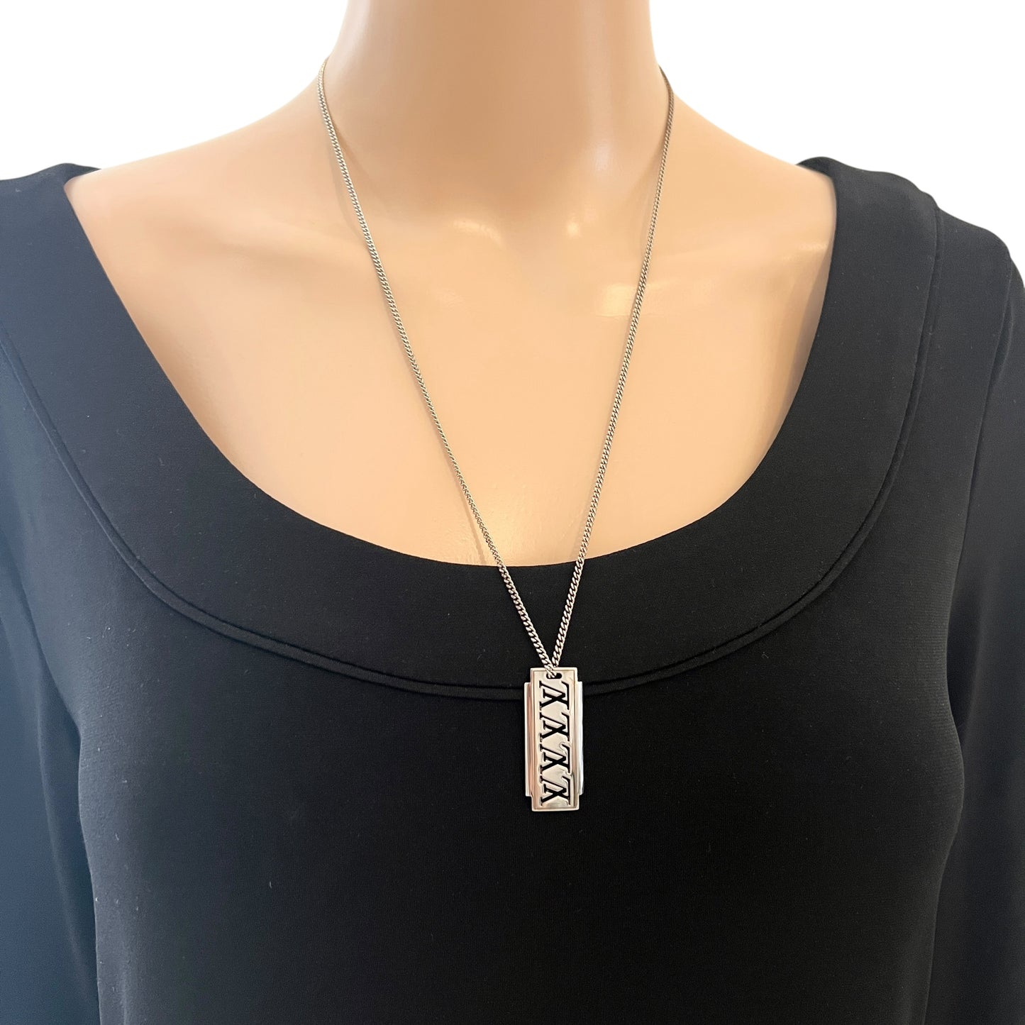 Louis Vuitton Monogram Plate Necklace