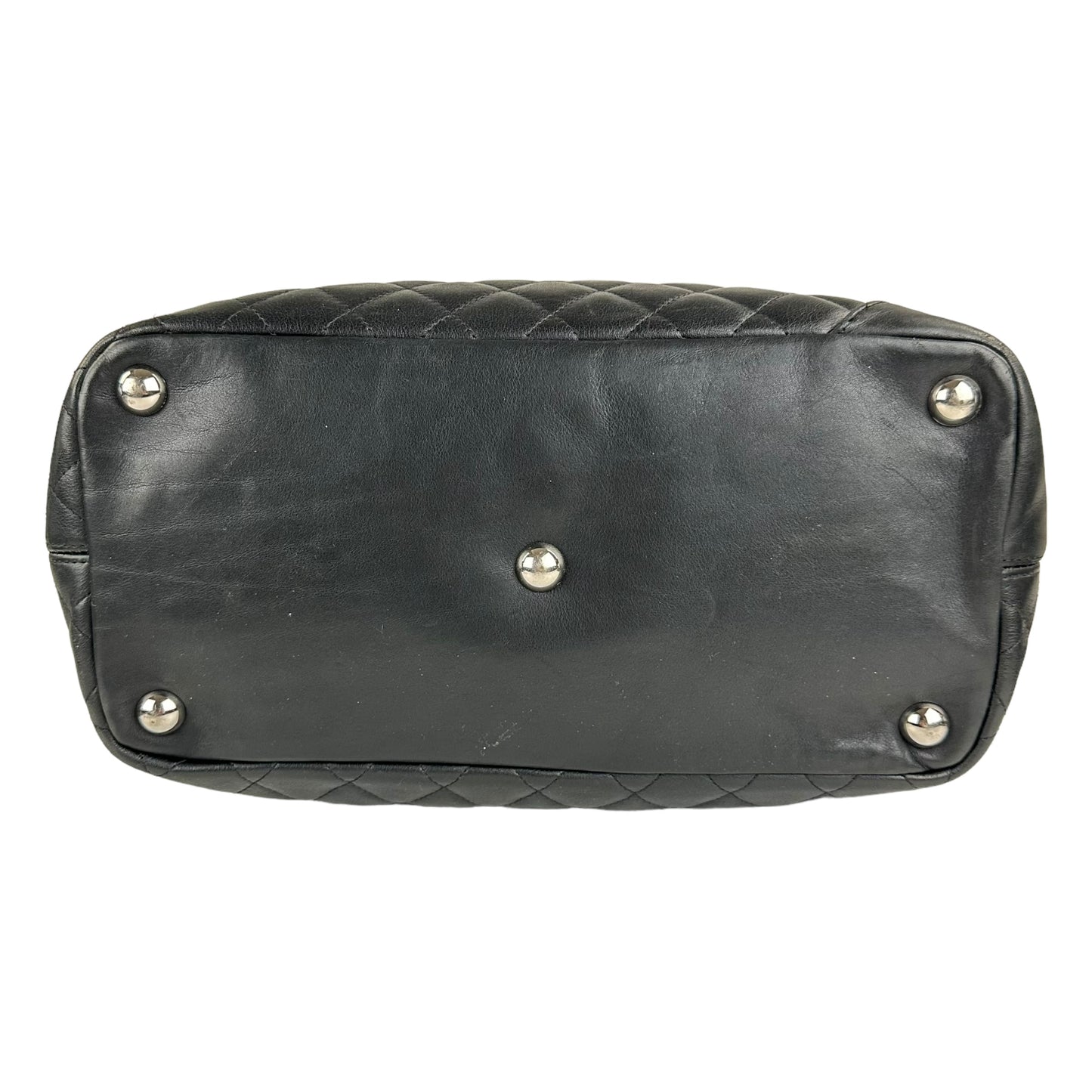 Chanel Cambon Matelasse Leather Tote Bag