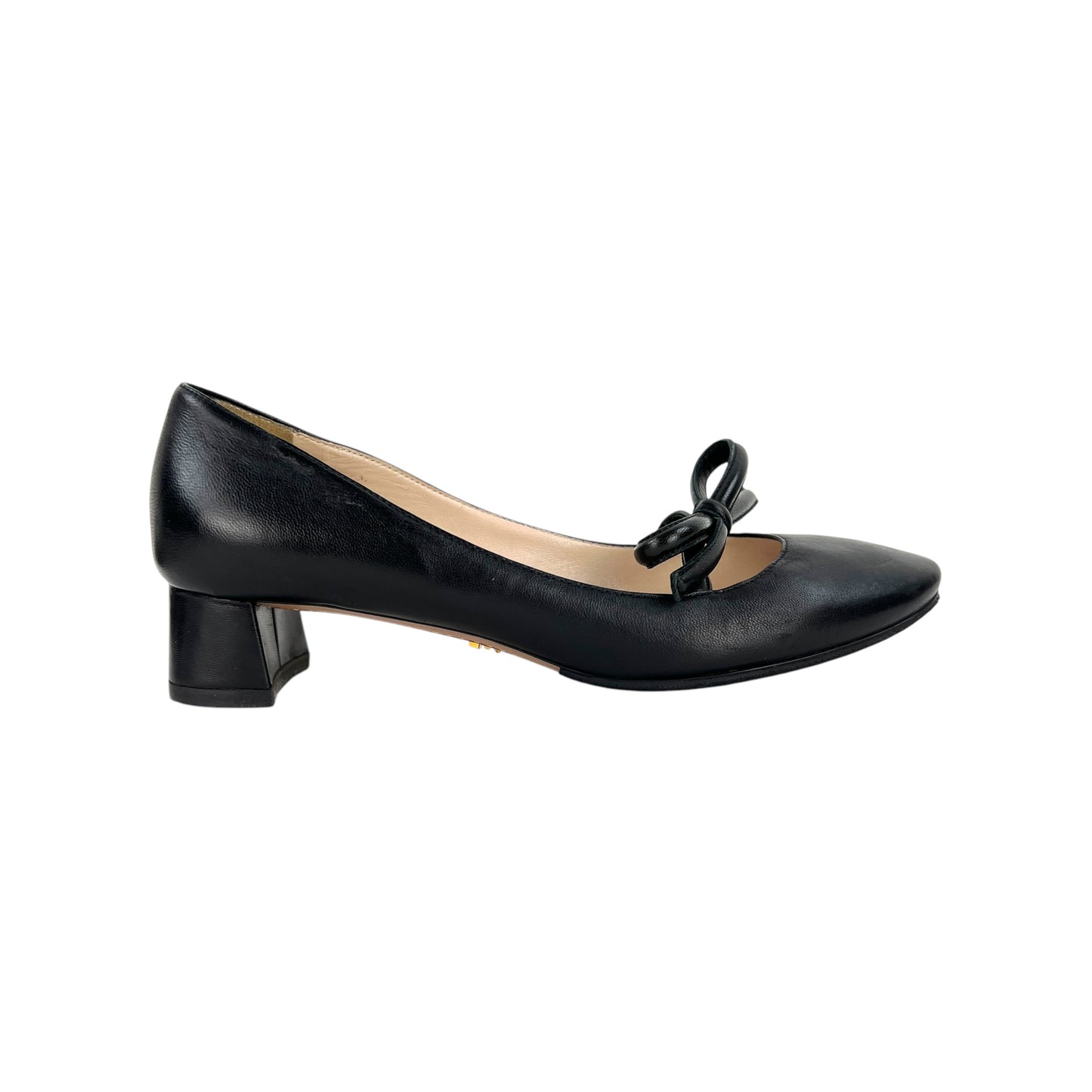 Prada Leather Bow Pumps