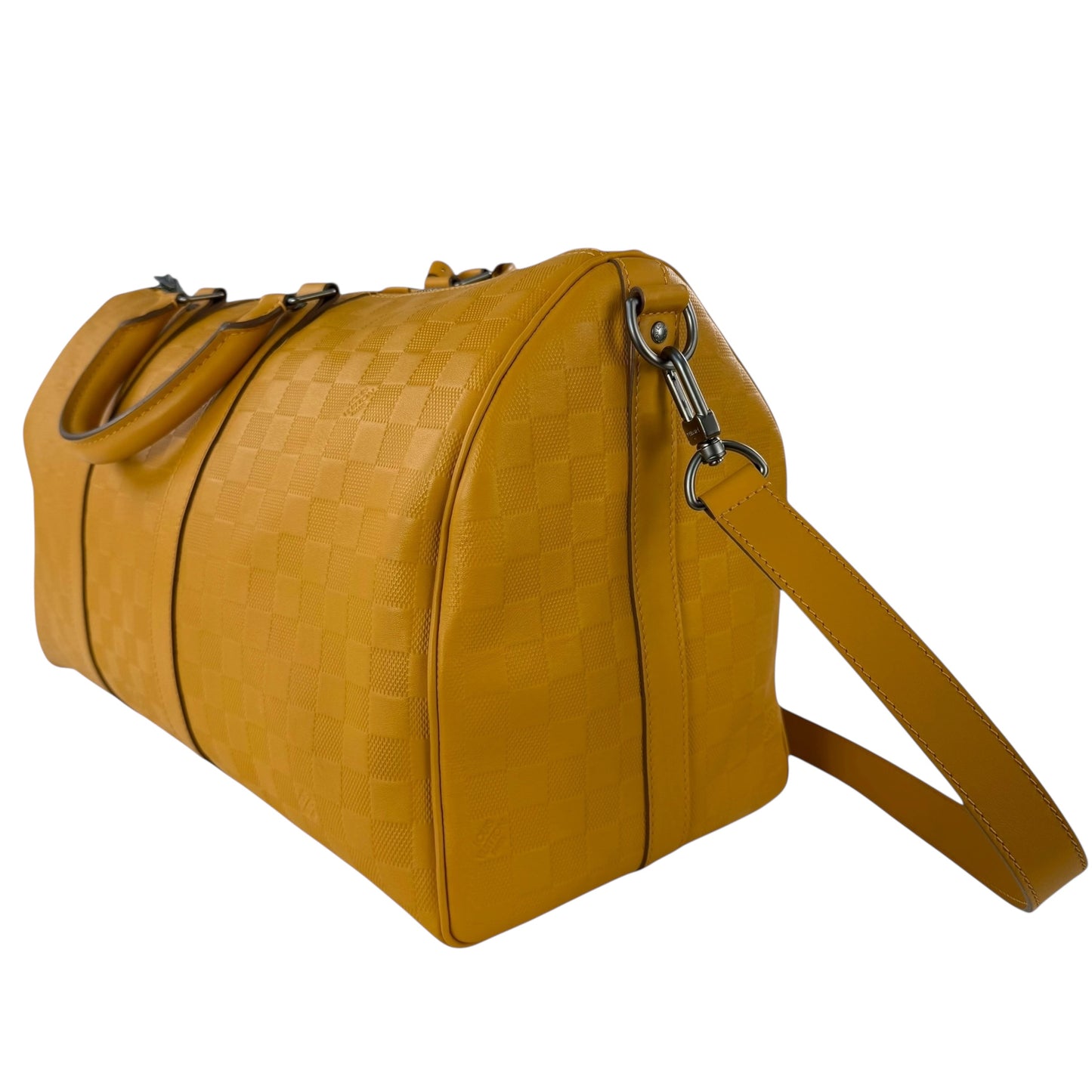 Louis Vuitton Damier Inifini Keepall Bandouliere 45 Duffle Bag